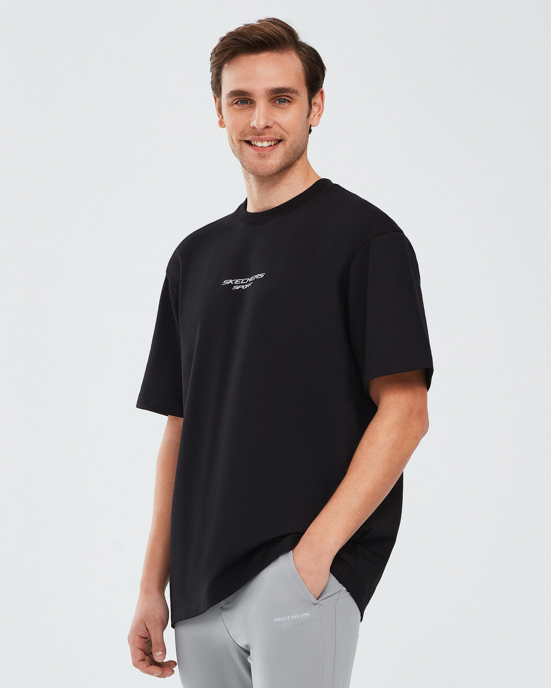 Resim M Graphic Tee Reflect Logo Oversize T-shirt