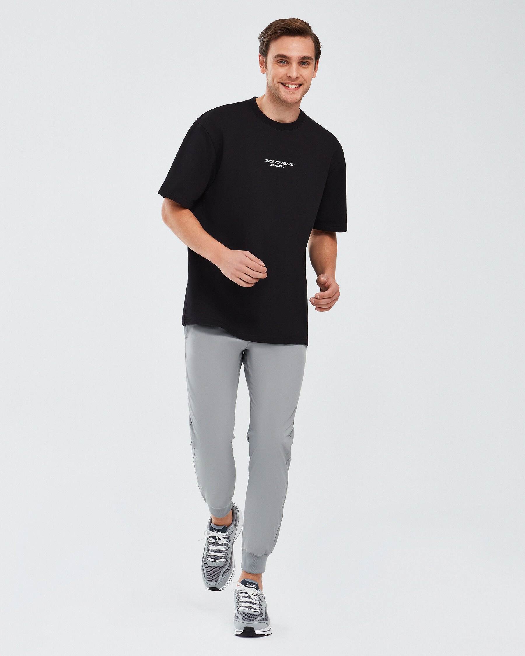 Resim M Graphic Tee Reflect Logo Oversize T-shirt