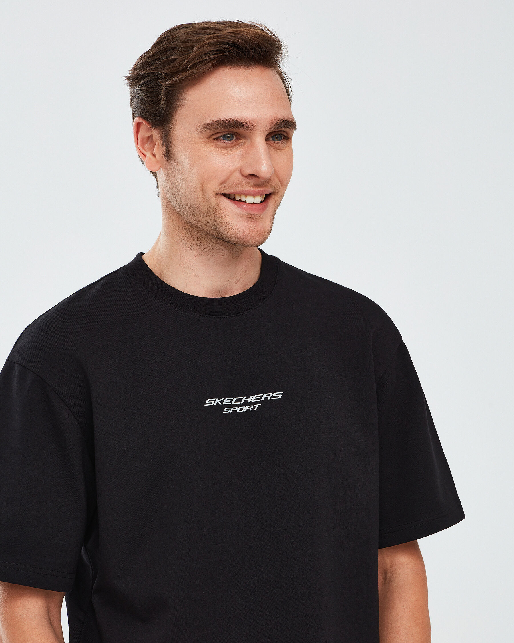 Resim M Graphic Tee Reflect Logo Oversize T-shirt