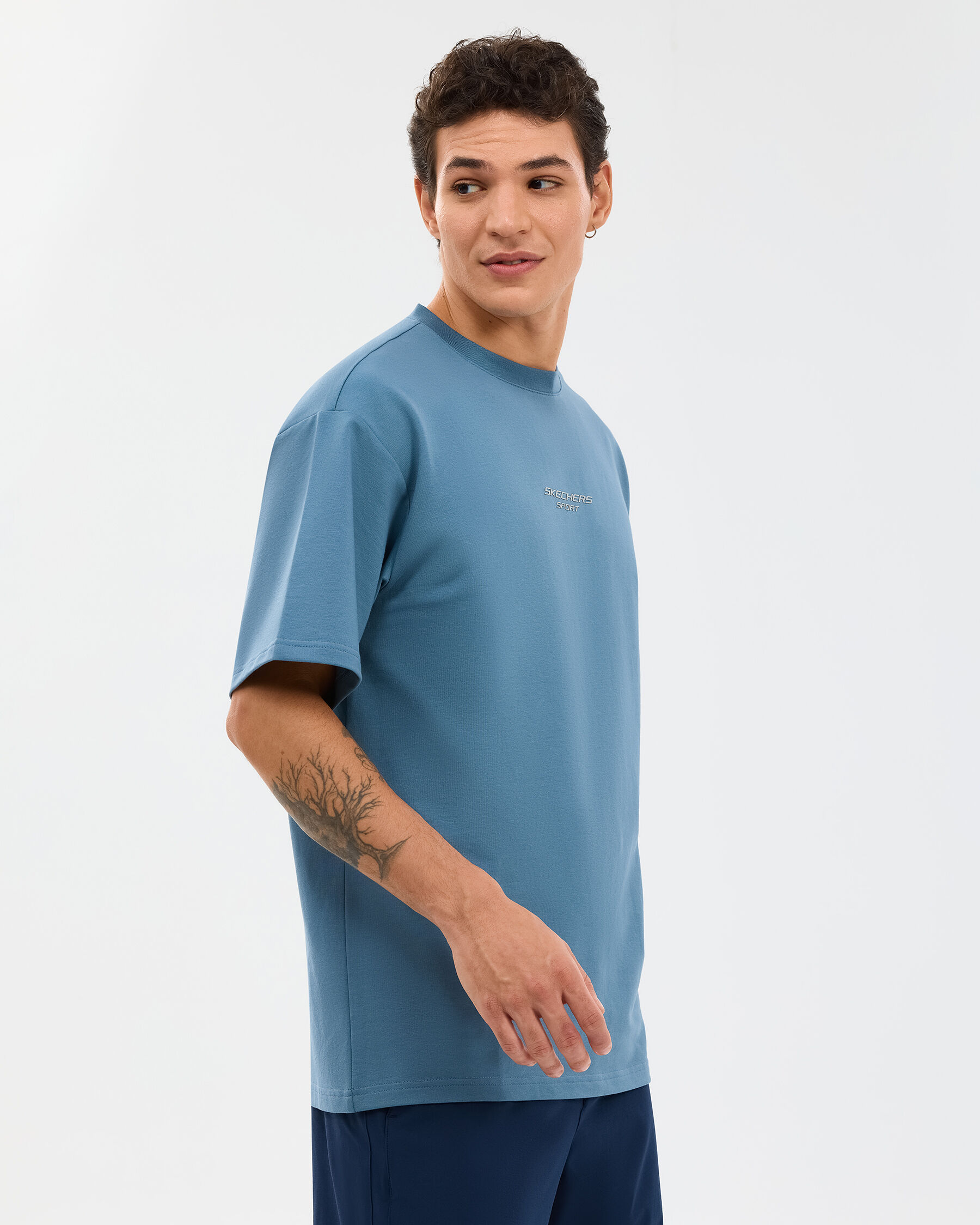 Resim M Graphic Tee Reflect Logo Oversize T-shirt