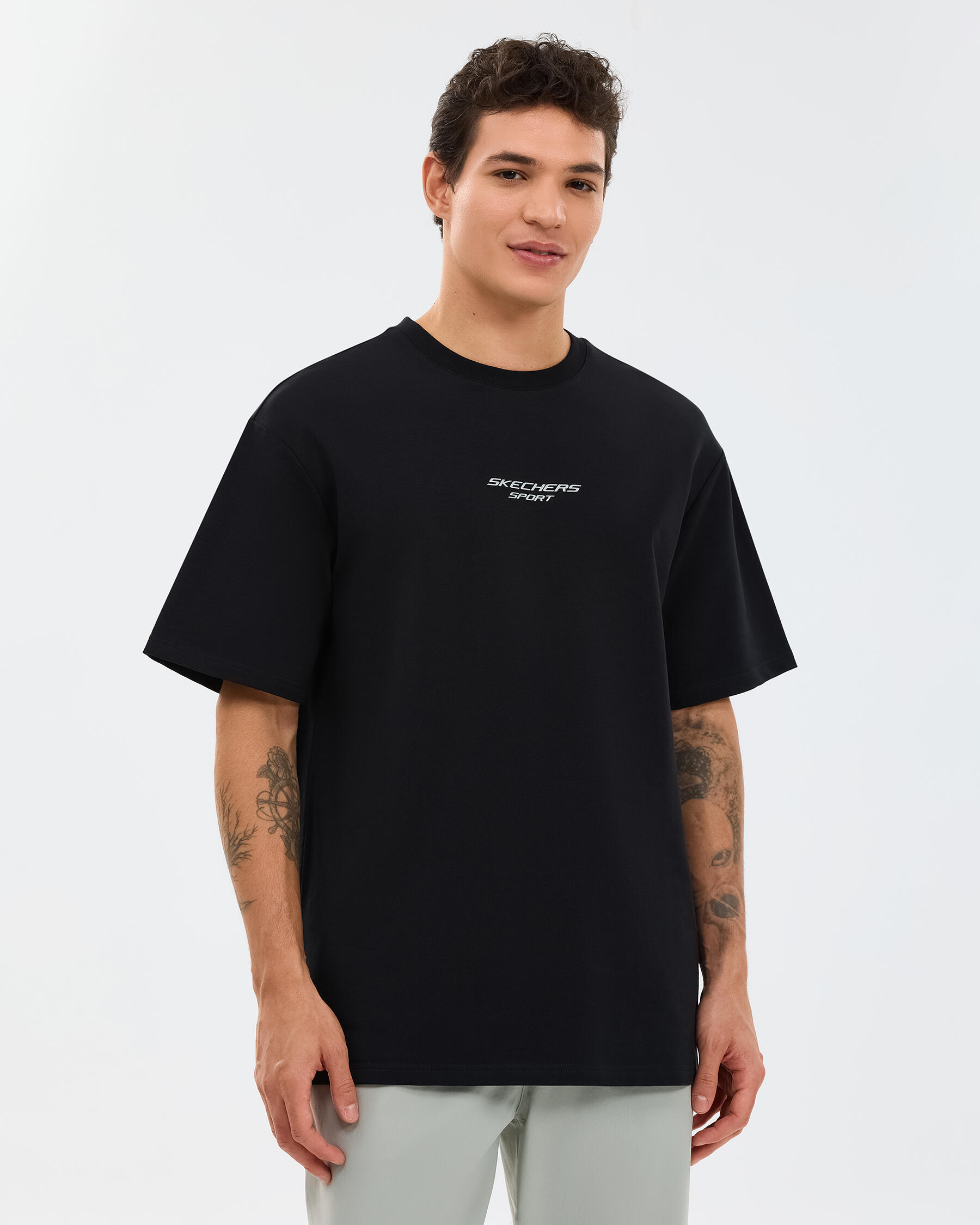 Resim M Graphic Tee Reflect Logo Oversize T-shirt