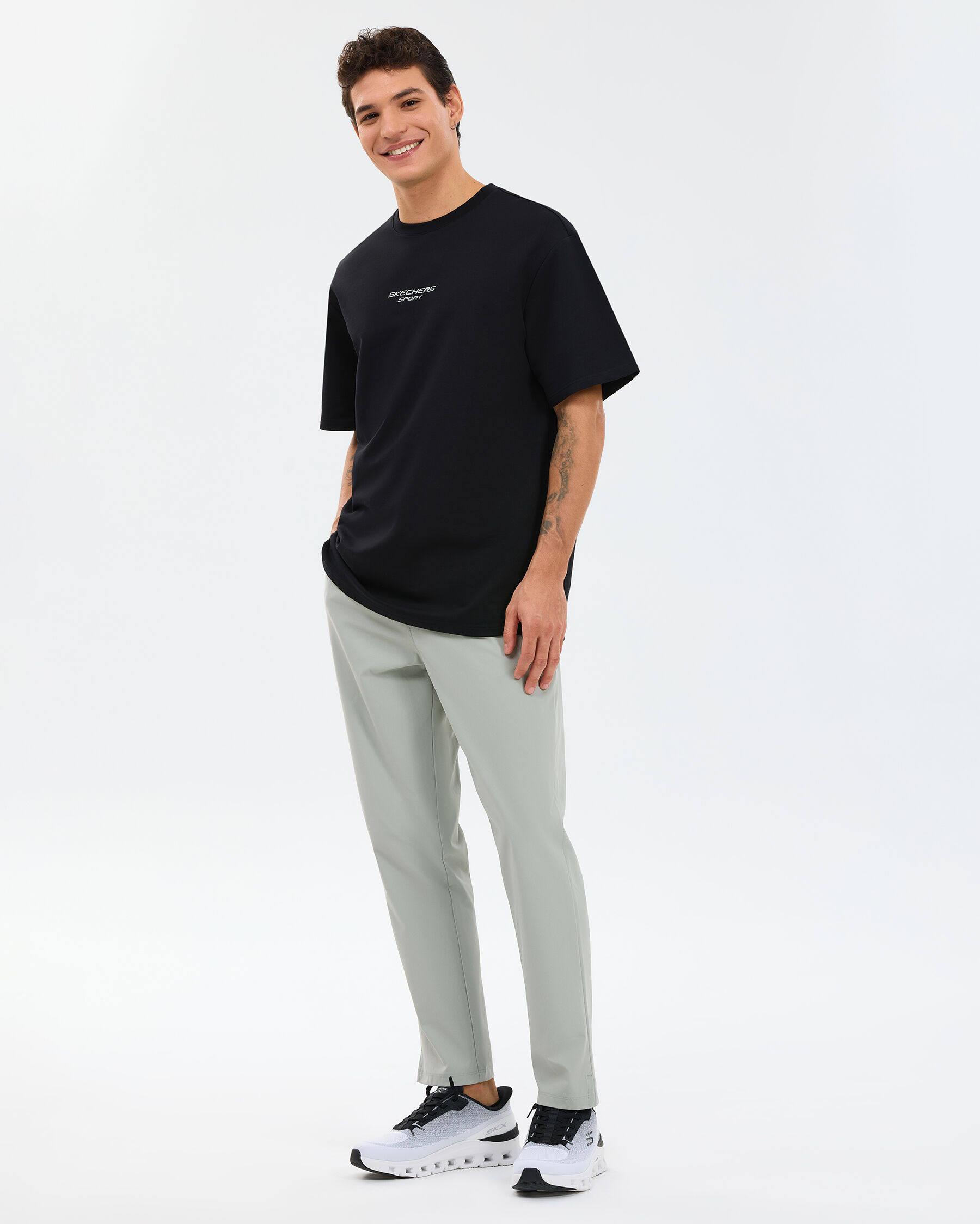 Resim M Graphic Tee Reflect Logo Oversize T-shirt
