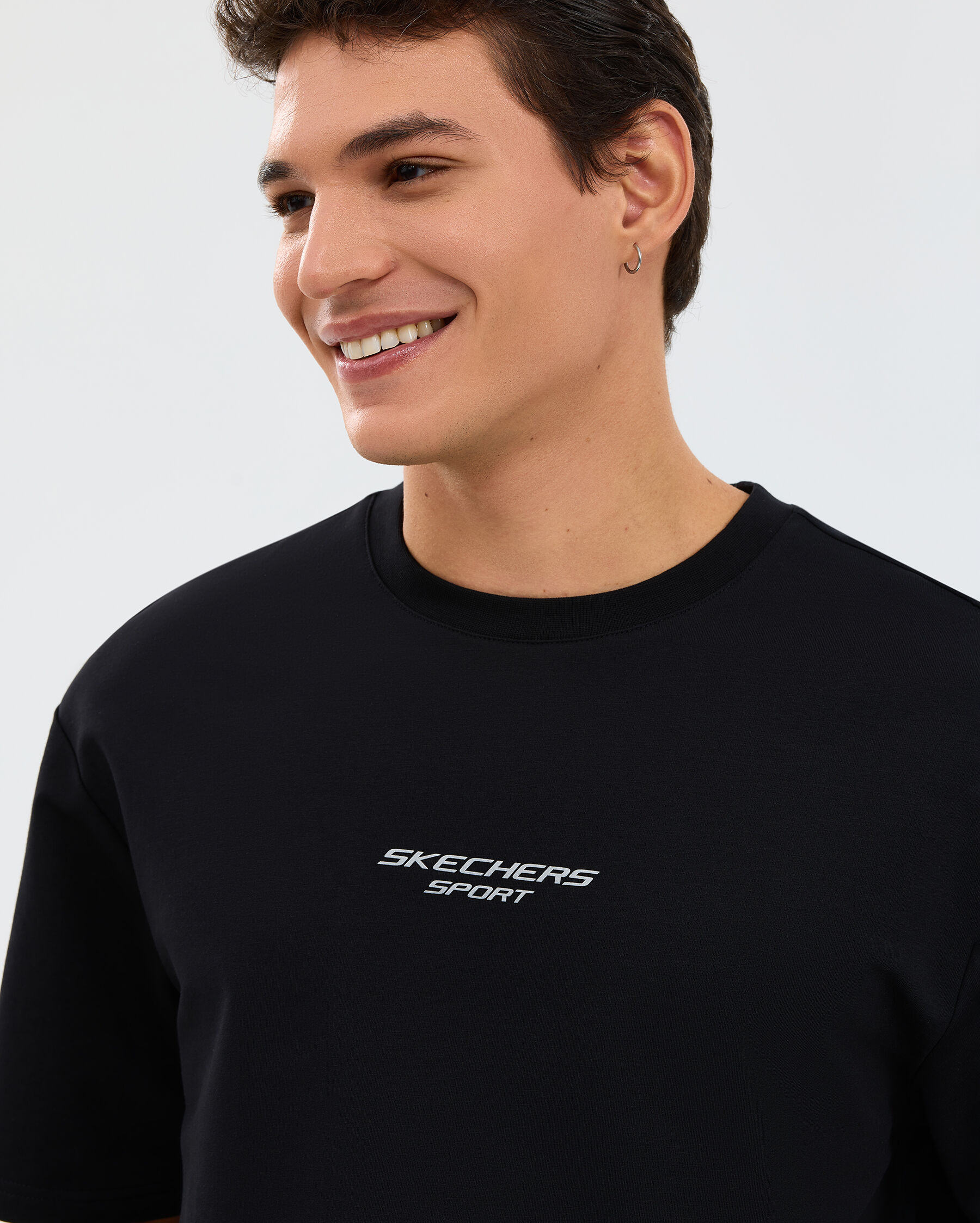 Resim M Graphic Tee Reflect Logo Oversize T-shirt