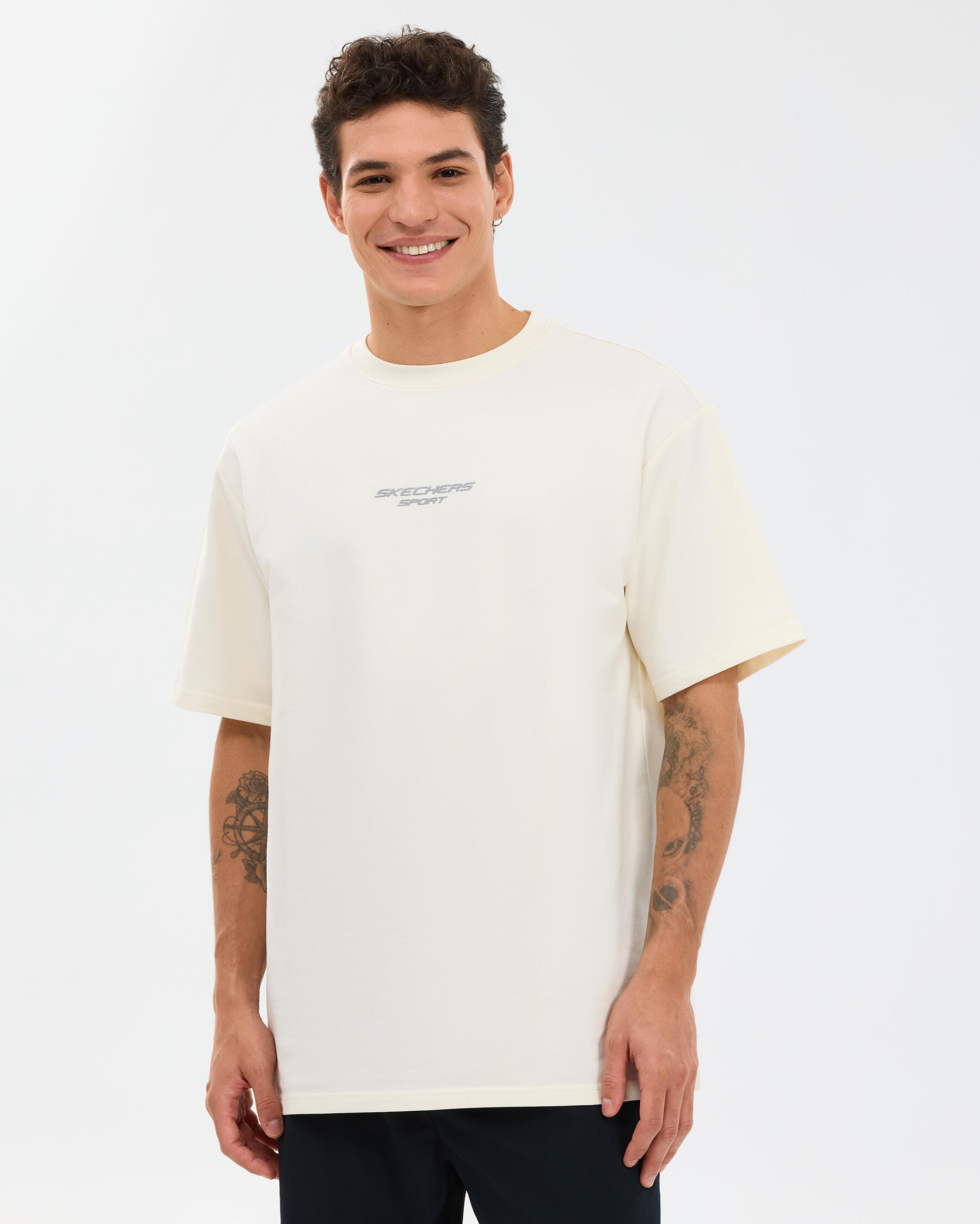 Resim M Graphic Tee Reflect Logo Oversize T-shirt