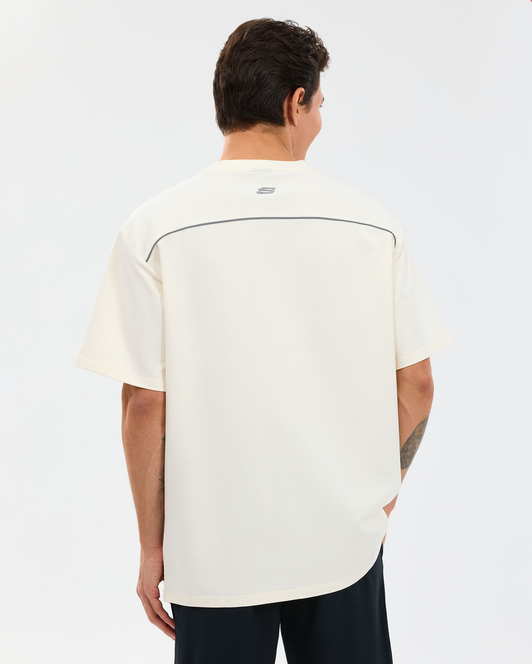 Resim M Graphic Tee Reflect Logo Oversize T-shirt