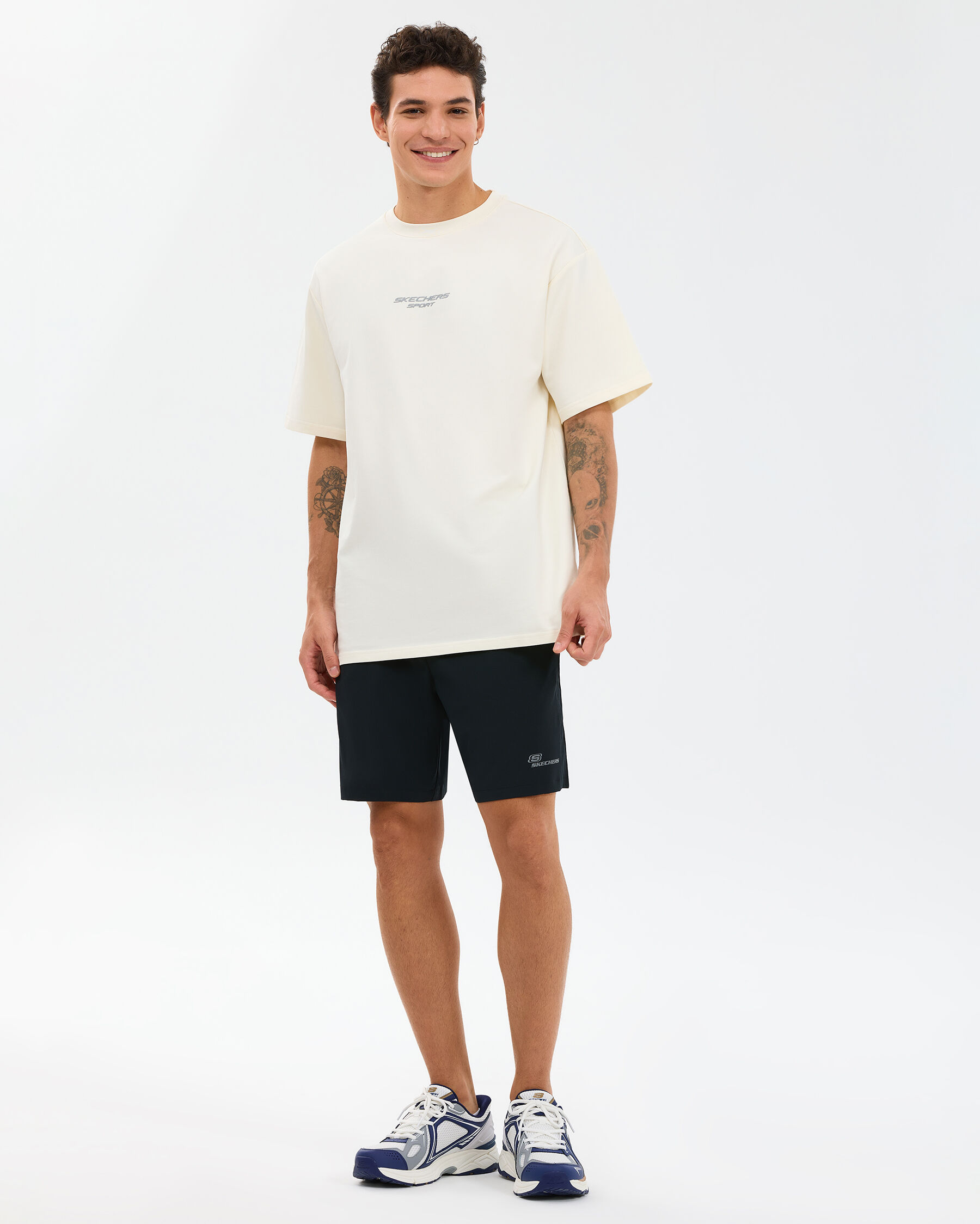 Resim M Graphic Tee Reflect Logo Oversize T-shirt