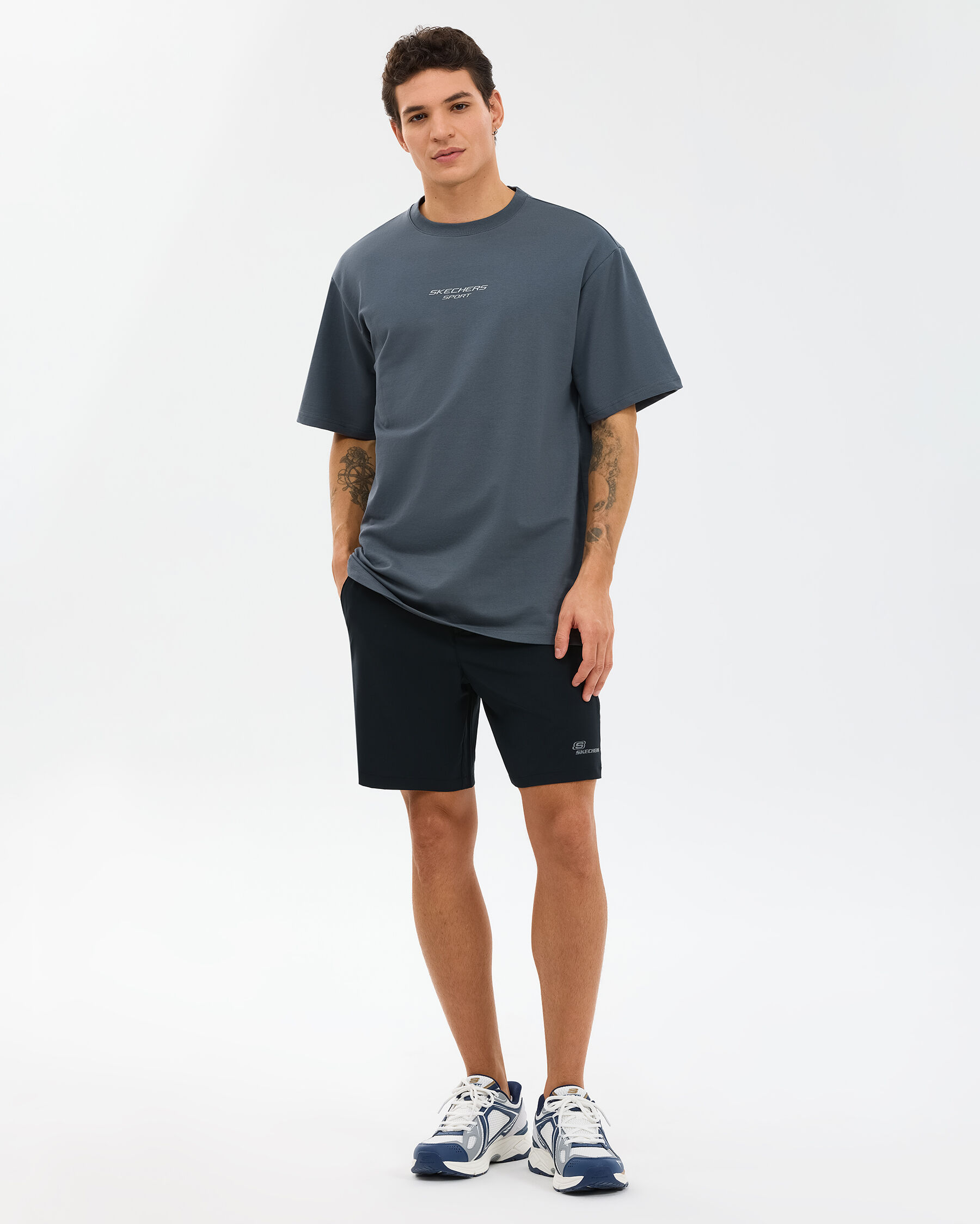 Resim M Graphic Tee Reflect Logo Oversize T-shirt