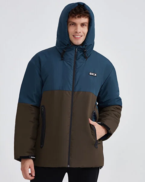 M Outerwear Padded Jacket Erkek Lacivert Mont S232059-405 M Outerwear Padded Jacket Erkek Lacivert Mont S232059-405