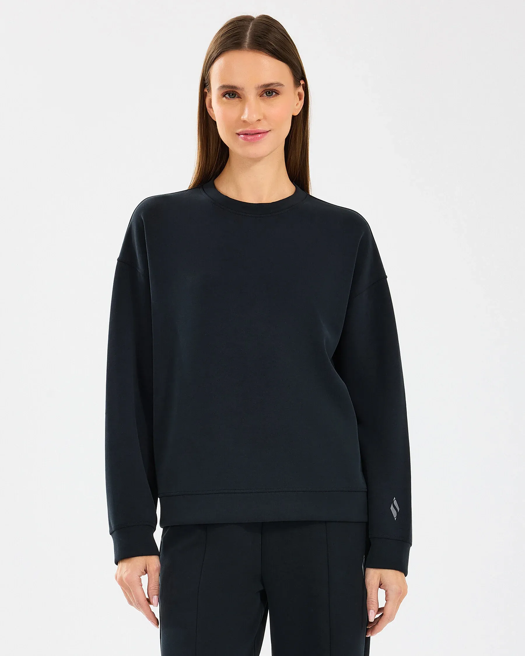 Resim W Lounge Loose Crew Neck Sweatshirt