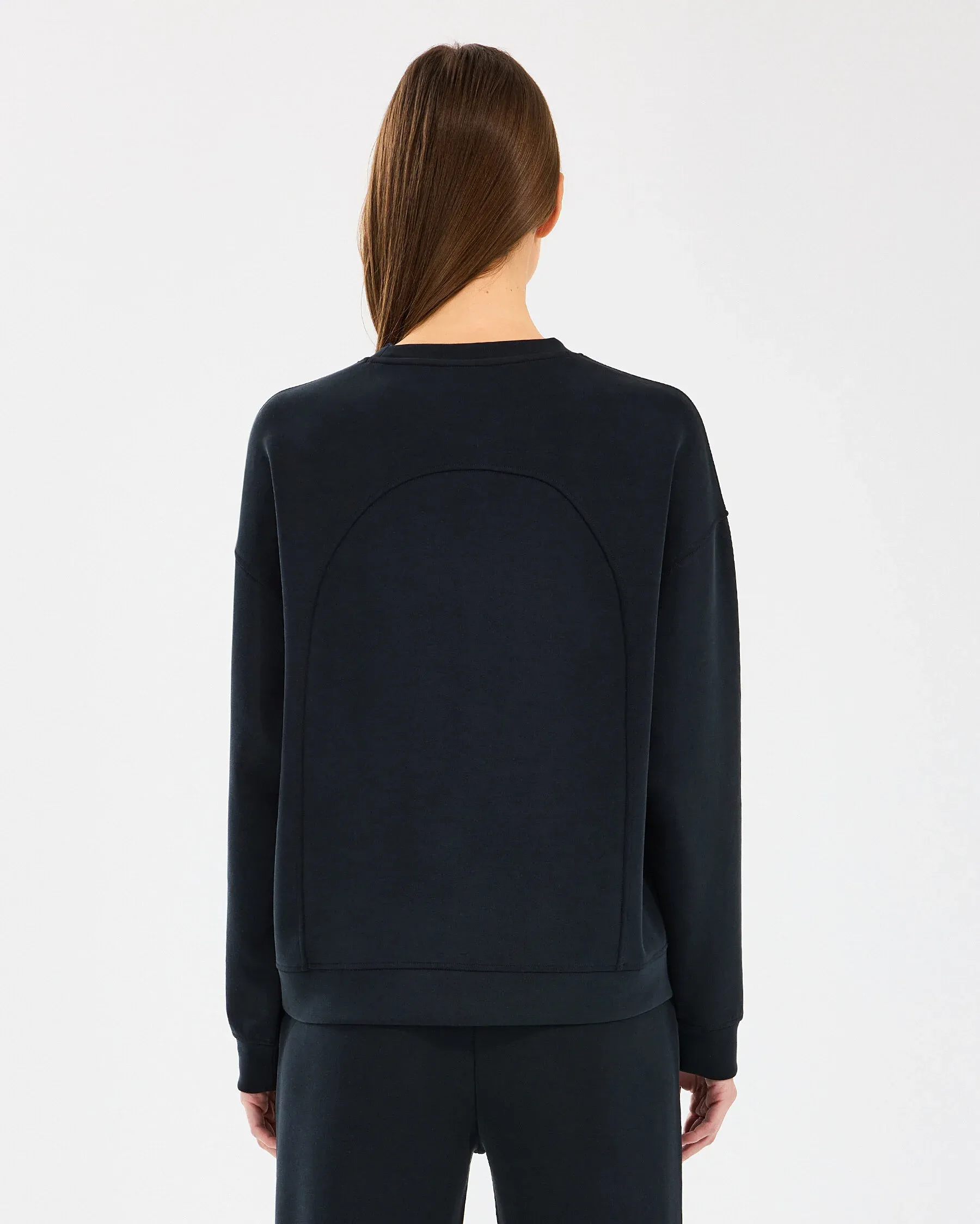 Resim W Lounge Loose Crew Neck Sweatshirt