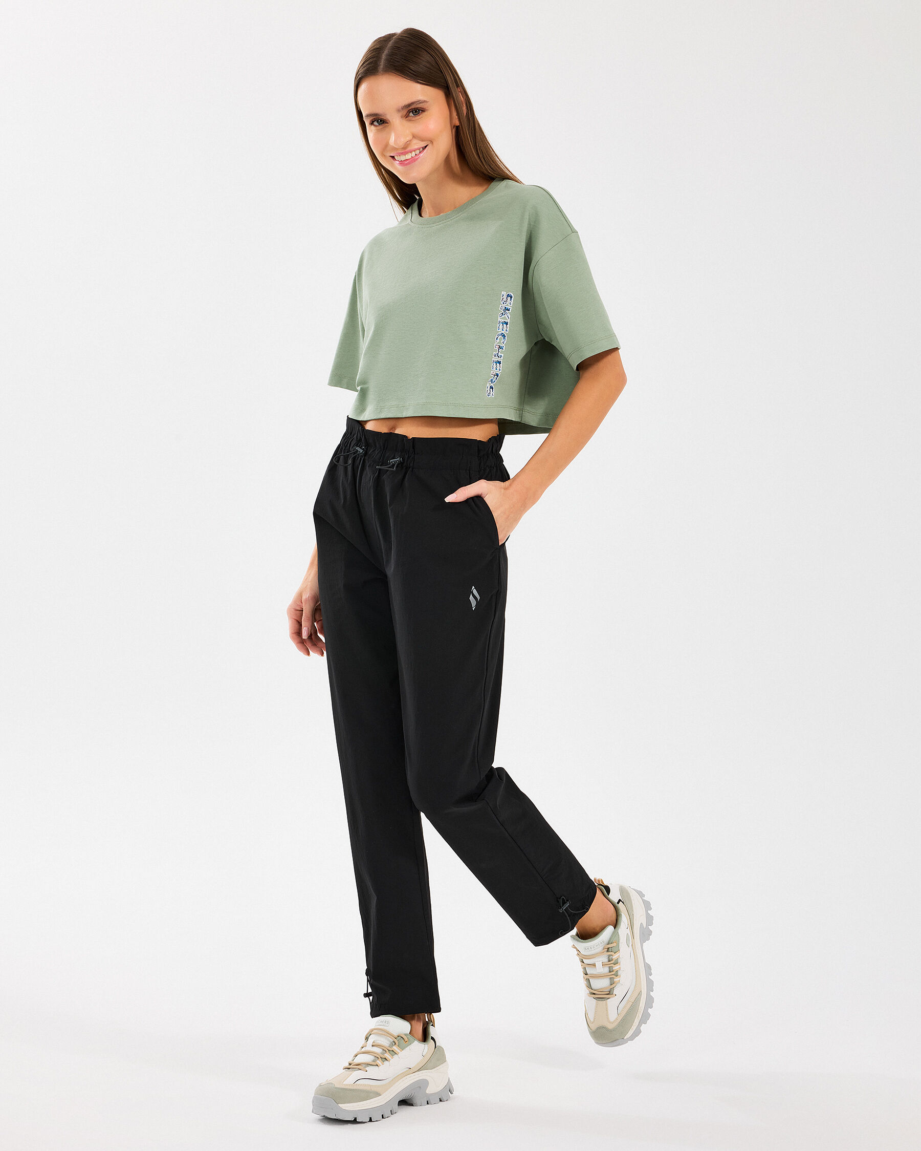 Resim W Crop Fit Graphic Tee T-shirt