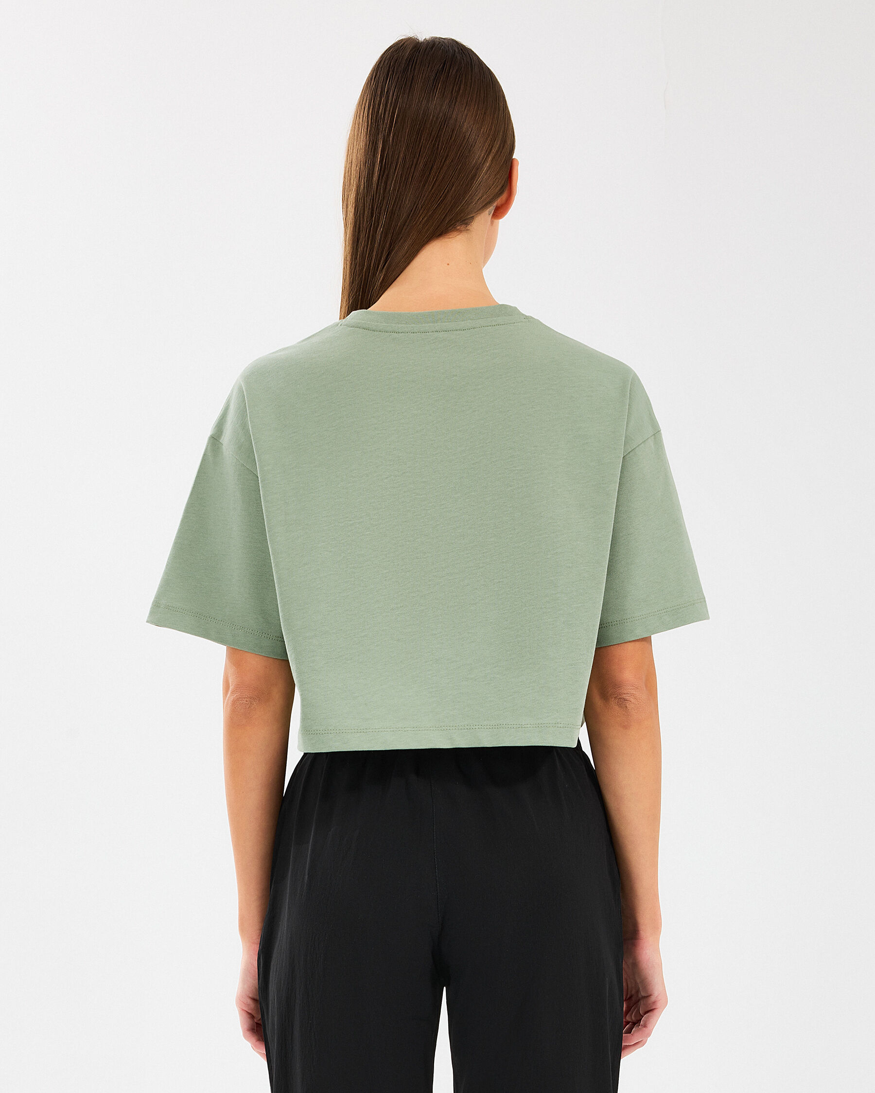 Resim W Crop Fit Graphic Tee T-shirt