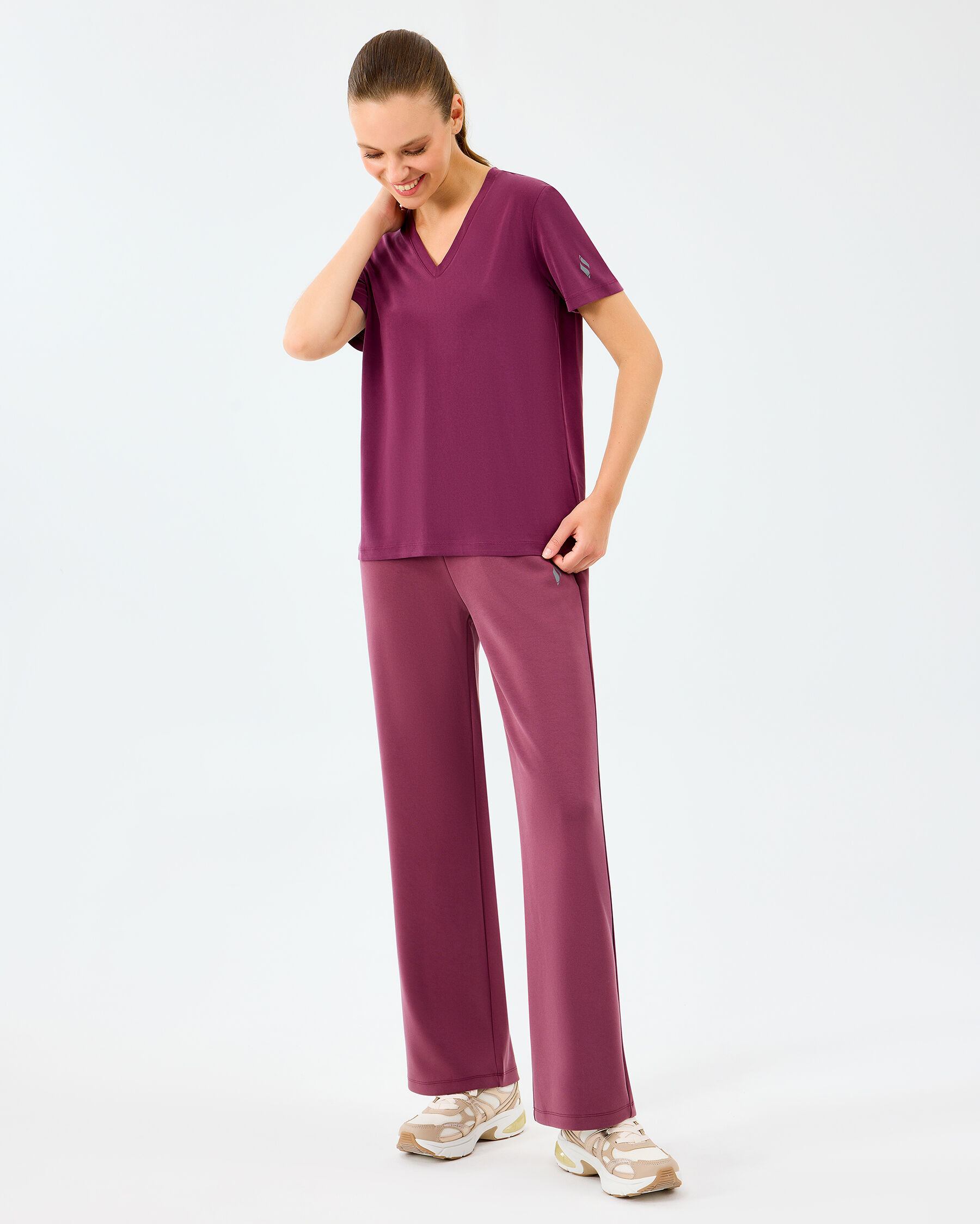 Resim W V Neck T-shirt