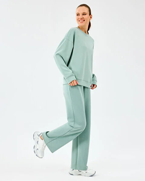Resim W Lounge Loose Wide Leg Sweatpant