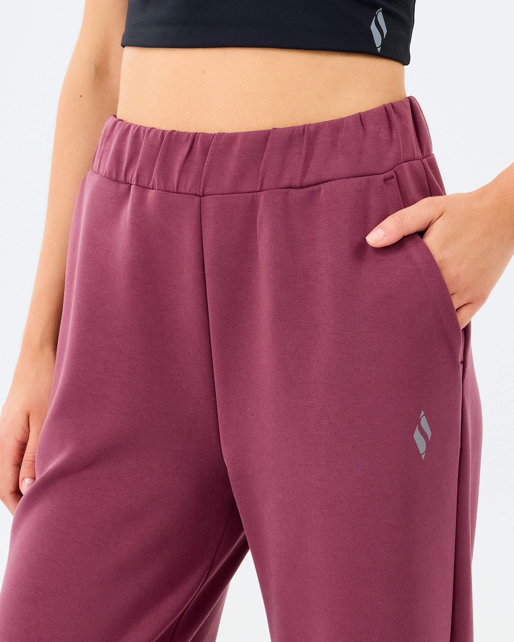 Resim W Lounge Loose Wide Leg Sweatpant