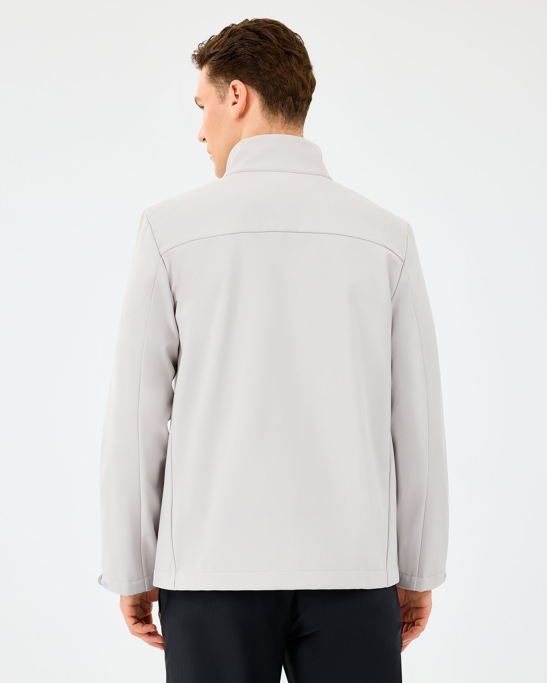 M Softshell Basic Jacket Erkek Gri Mont S2520132-1657