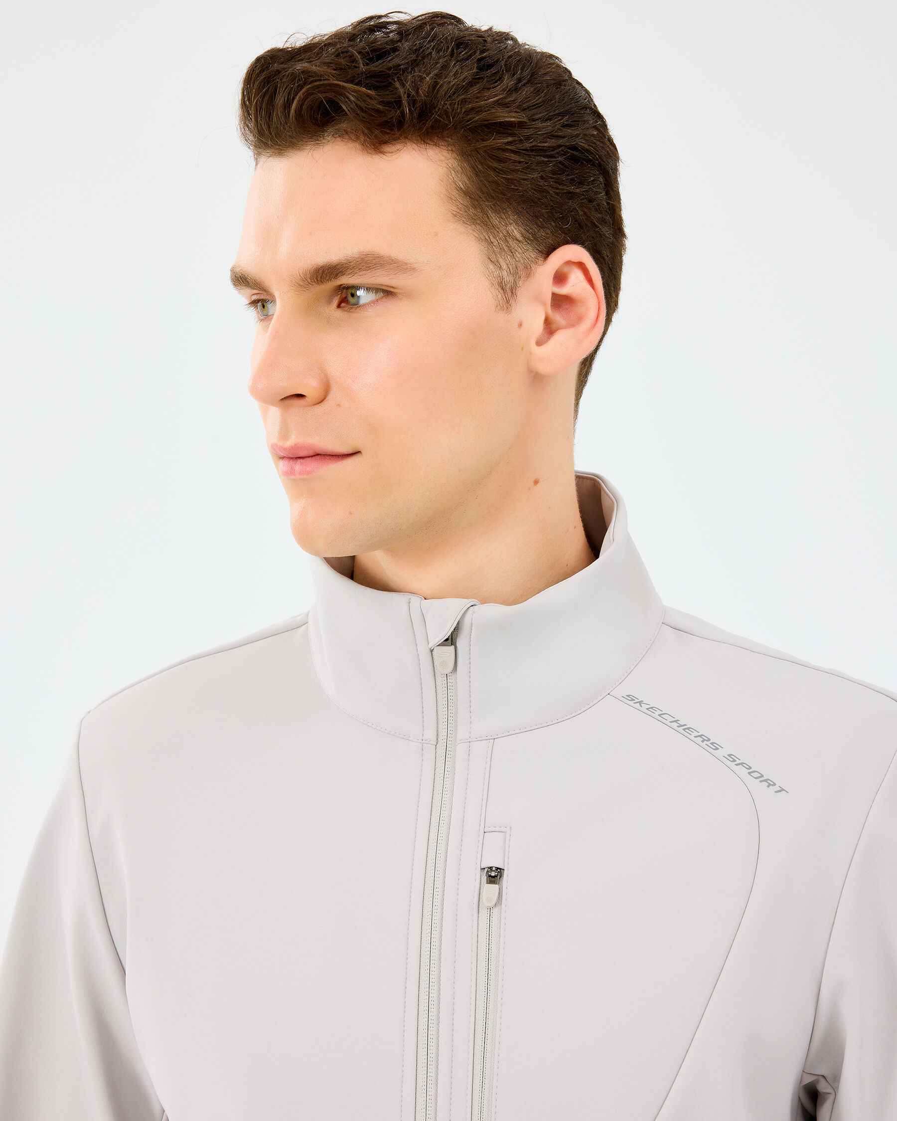 M Softshell Basic Jacket Erkek Gri Mont S2520132-1657