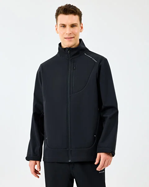 M Softshell Basic Jacket Erkek Siyah Mont S2520132-3817