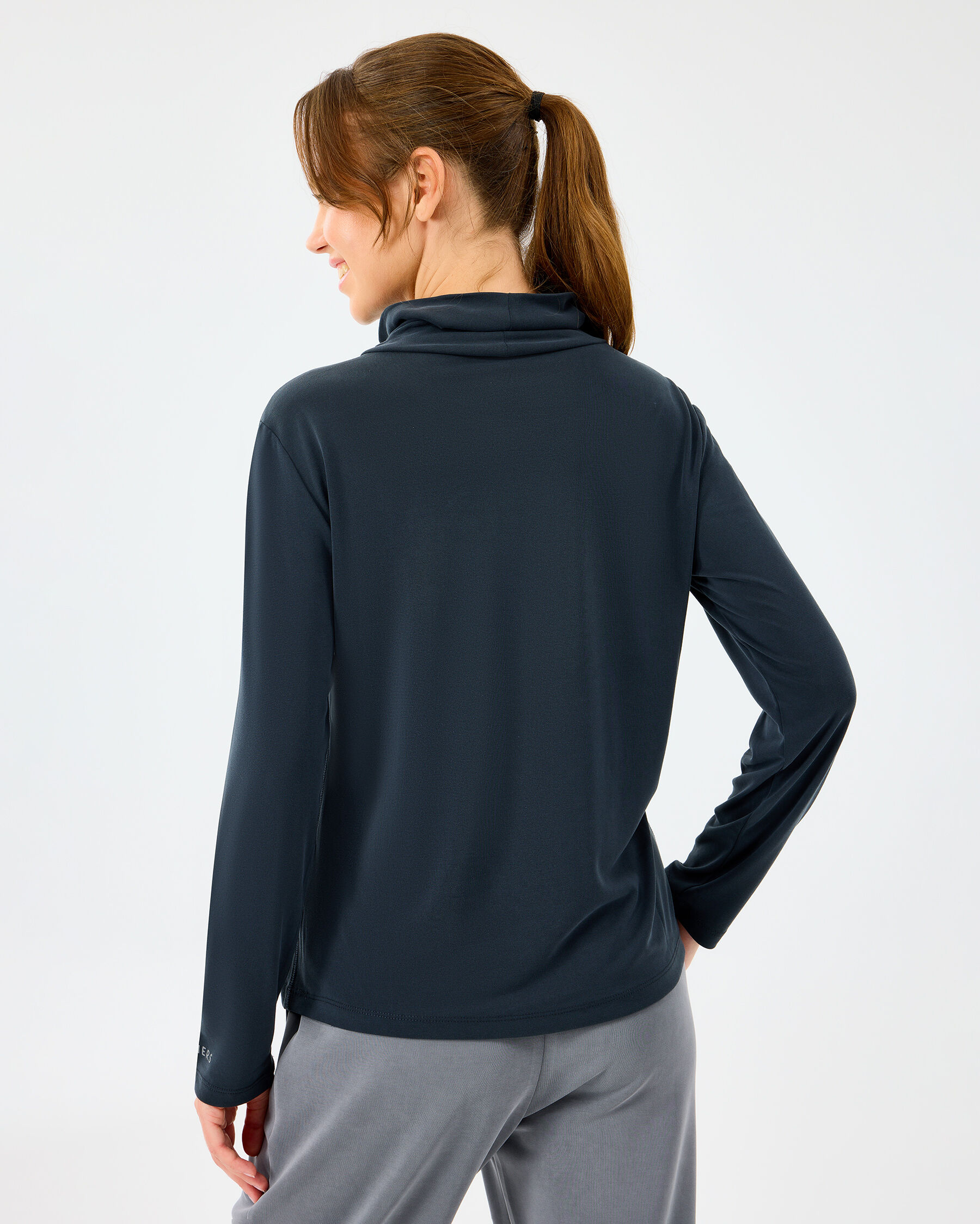 Resim W Turtle Neck Longsleeve Softluxe T-shirt