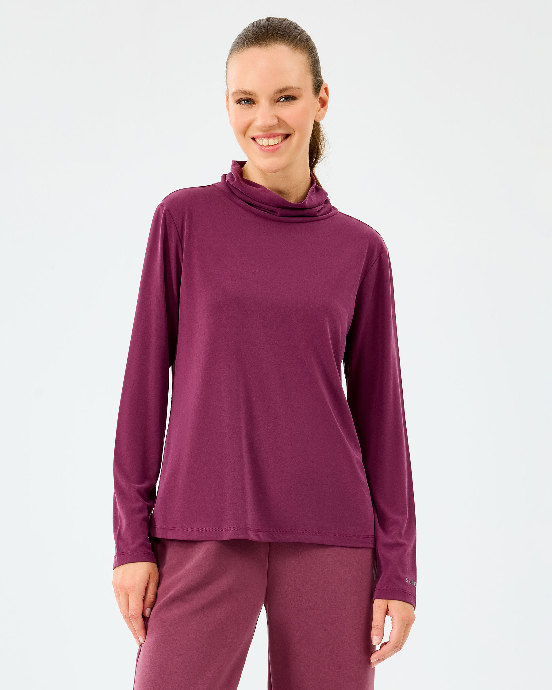 Resim W Turtle Neck Longsleeve Softluxe T-shirt