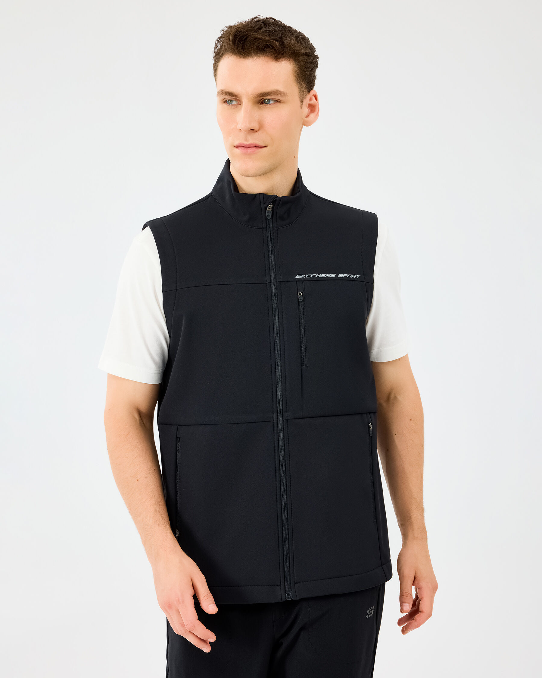 Resim M Fitted Turtle Neck Softshell Vest