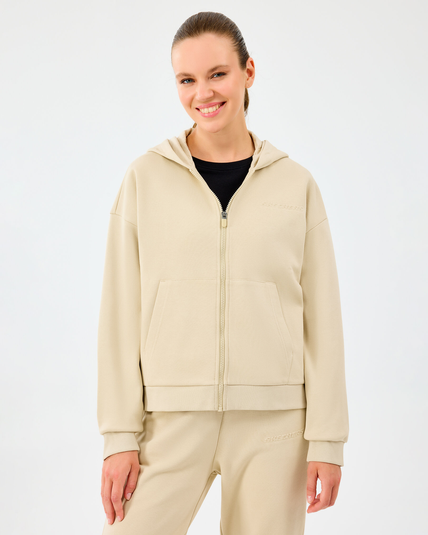 Resim W Essential Full Zip Sweatshirt