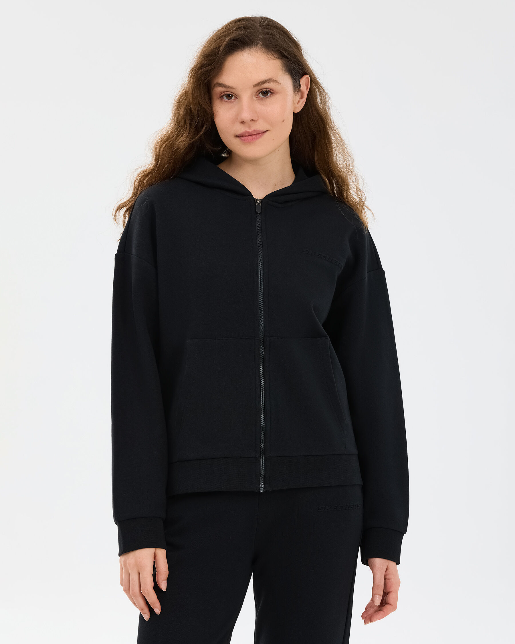 Resim W Essential Full Zip Sweatshirt