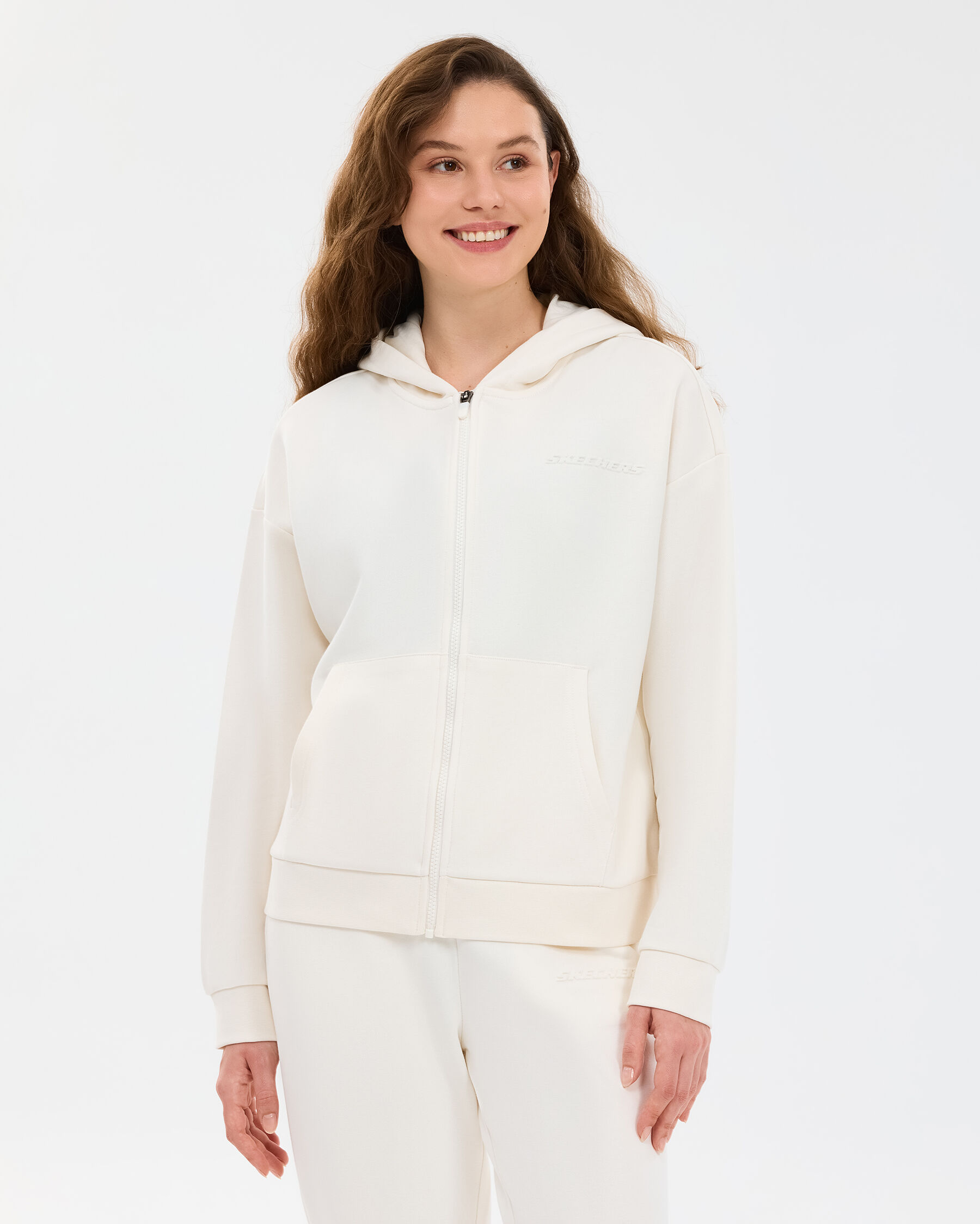 Resim W Essential Full Zip Sweatshirt