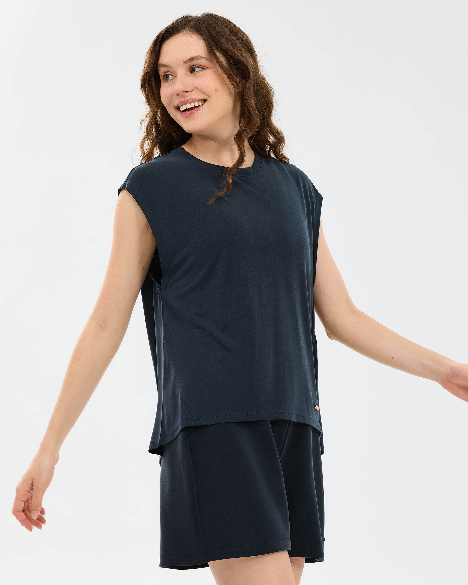 Resim W Soft Touch Loose Fit T-shirt