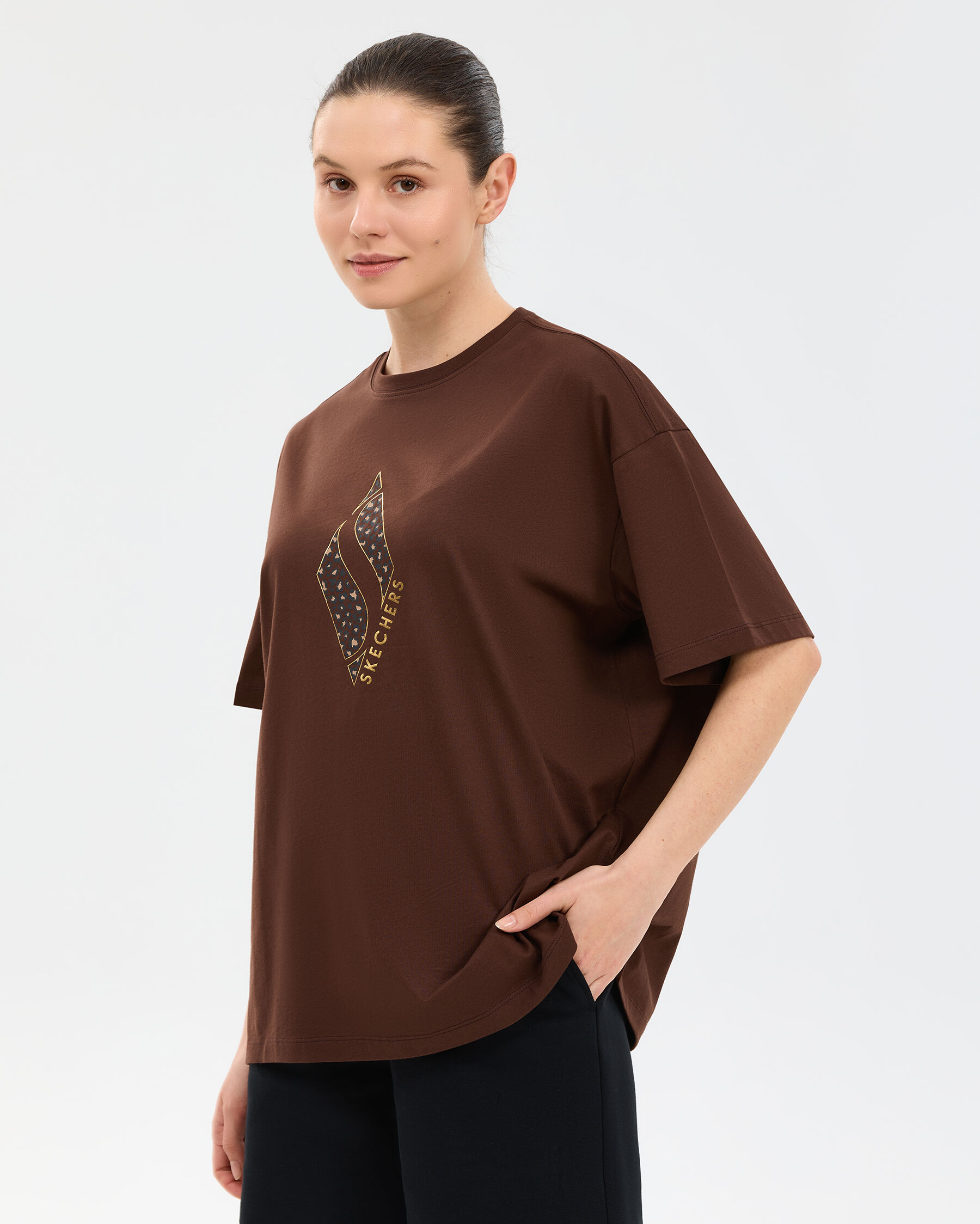 Resim W Oversize Fit Graphic T-shirt