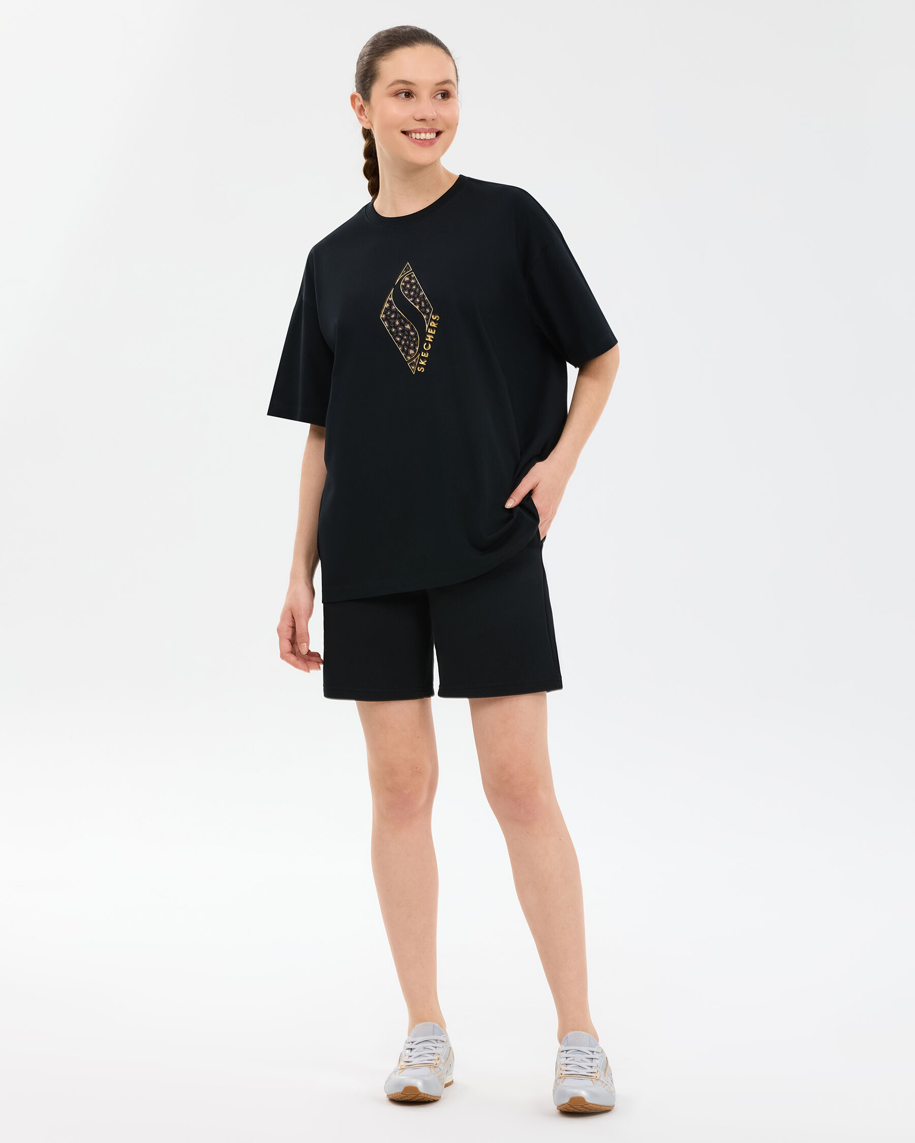 Resim W Oversize Fit Graphic T-shirt