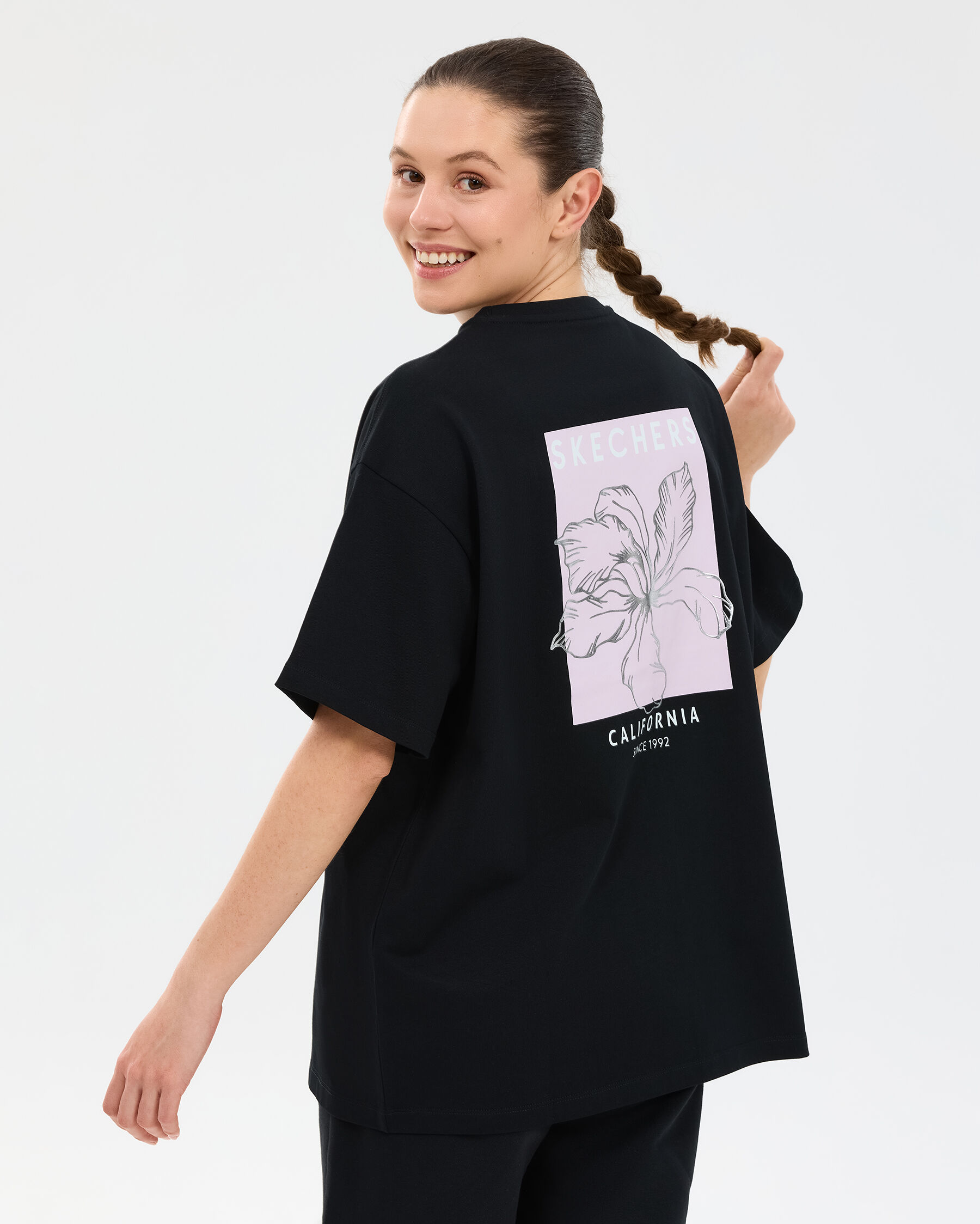 Resim W Oversize Fit Graphic T-shirt