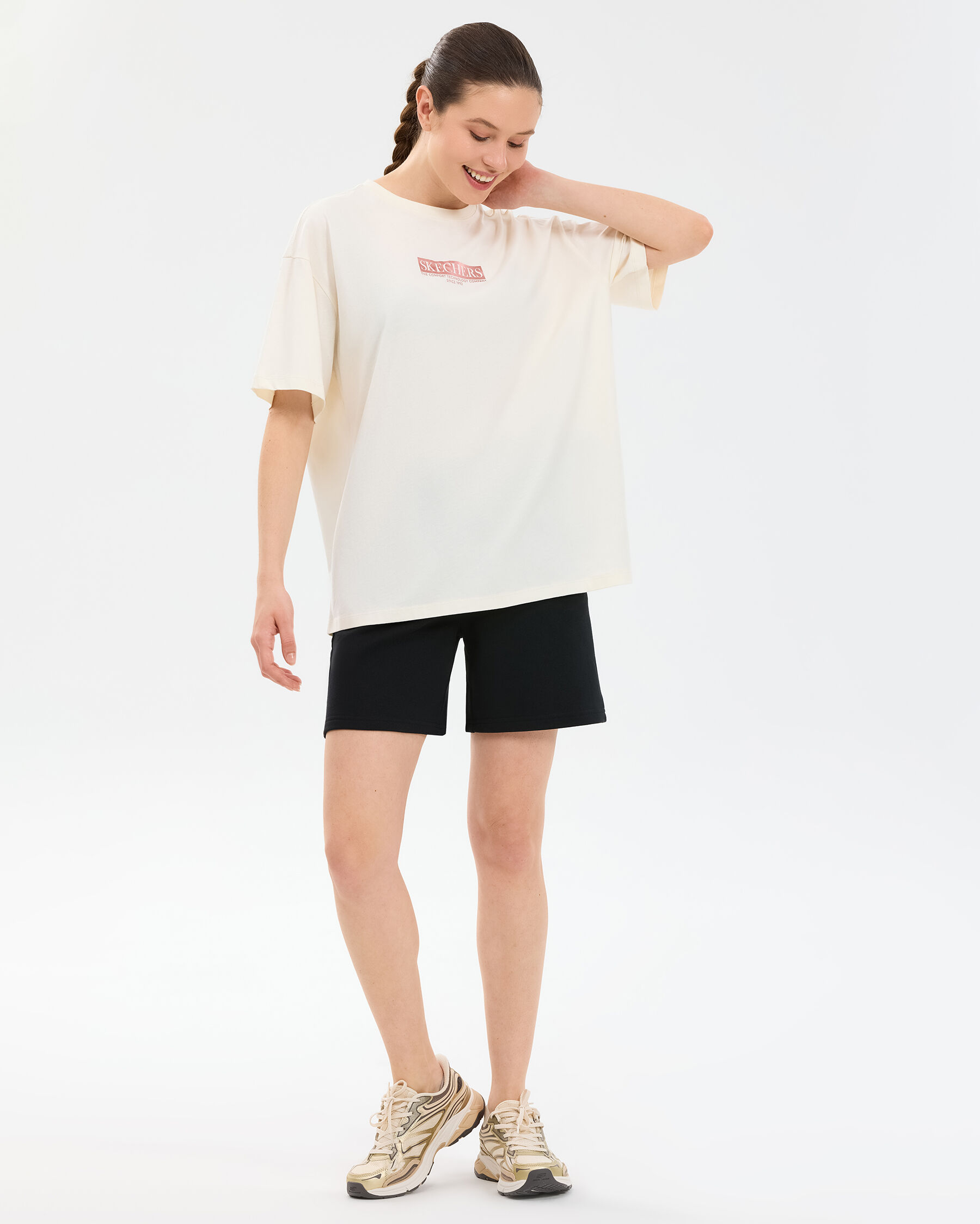 Resim W Oversize Fit Graphic T-shirt