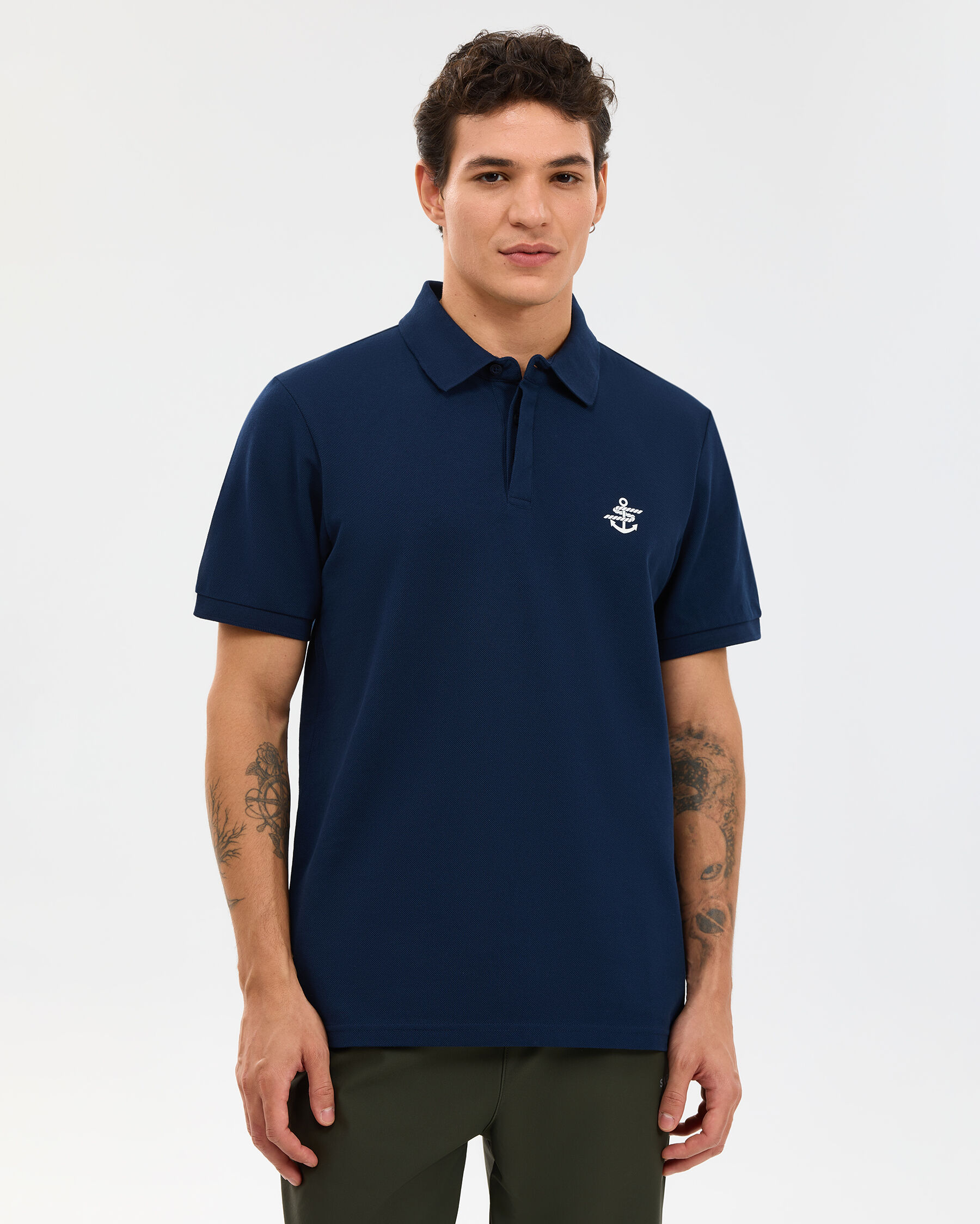 Resim M Logo Printed Polo