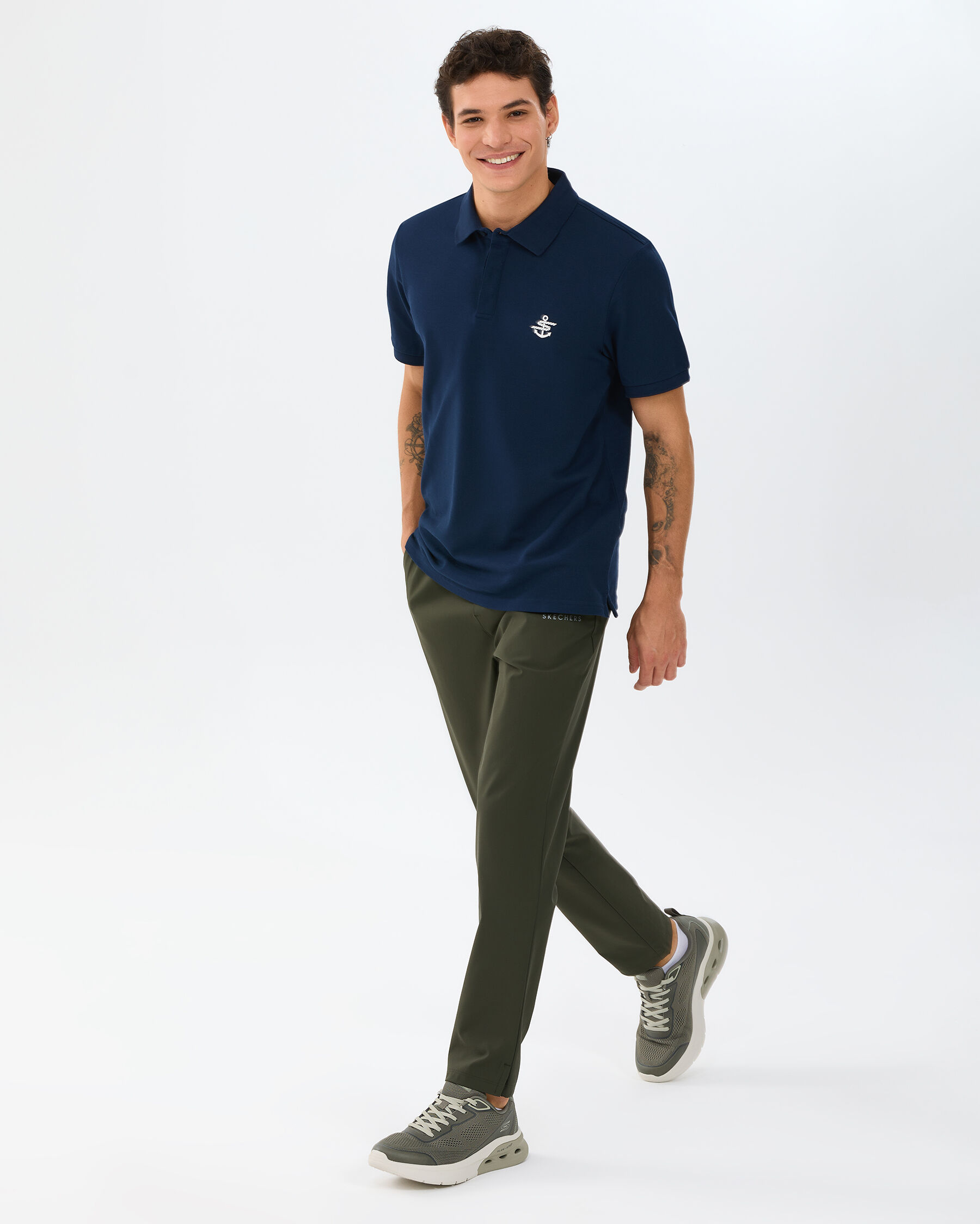 Resim M Logo Printed Polo