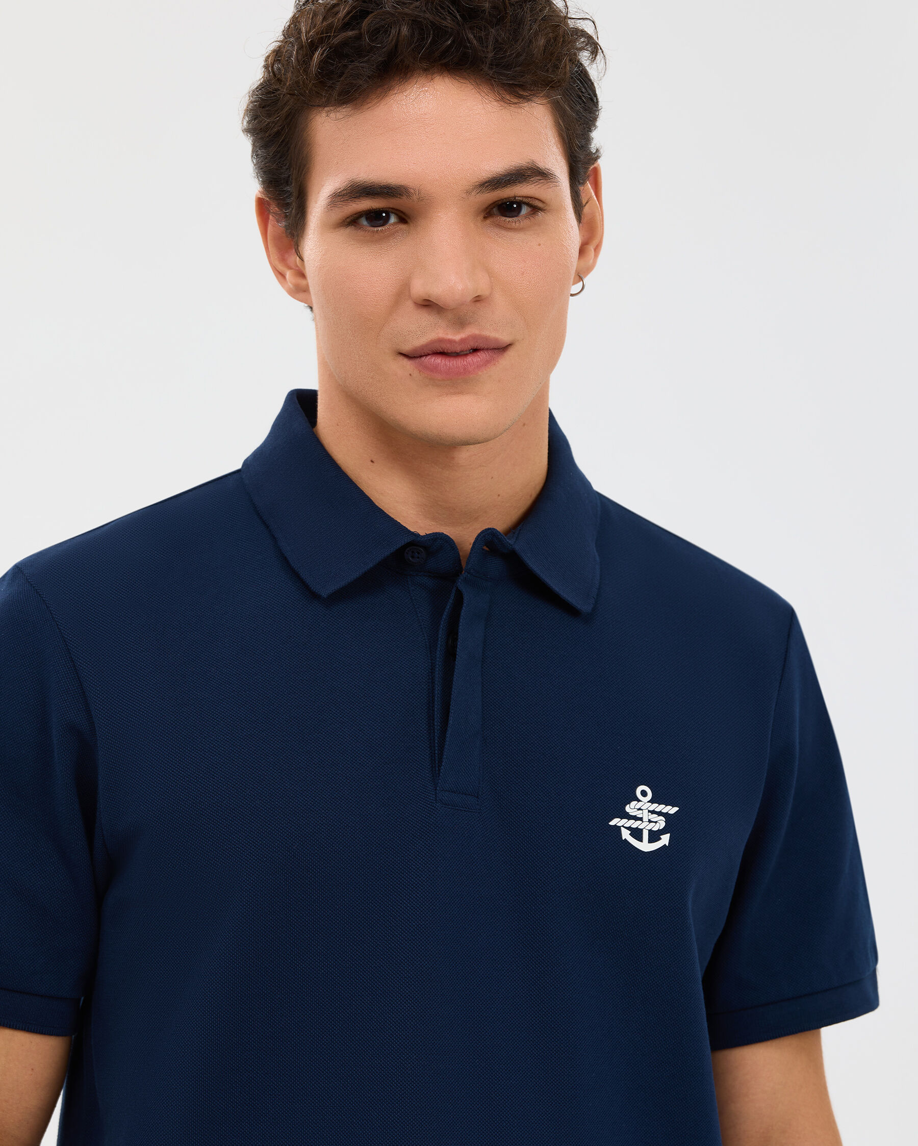Resim M Logo Printed Polo