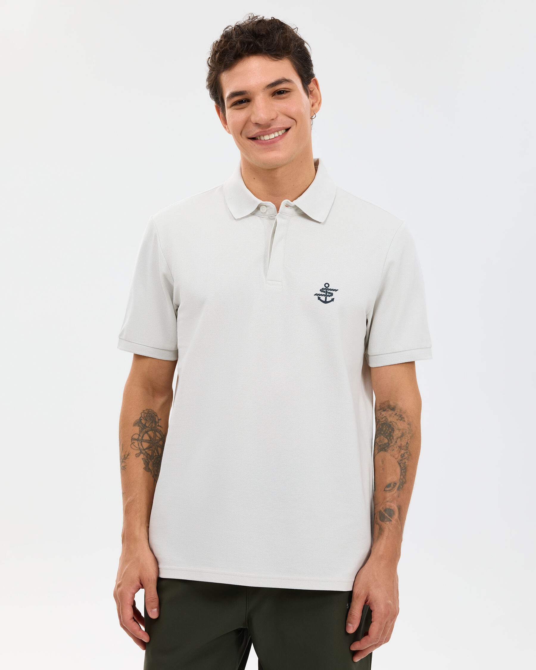 Resim M Logo Printed Polo