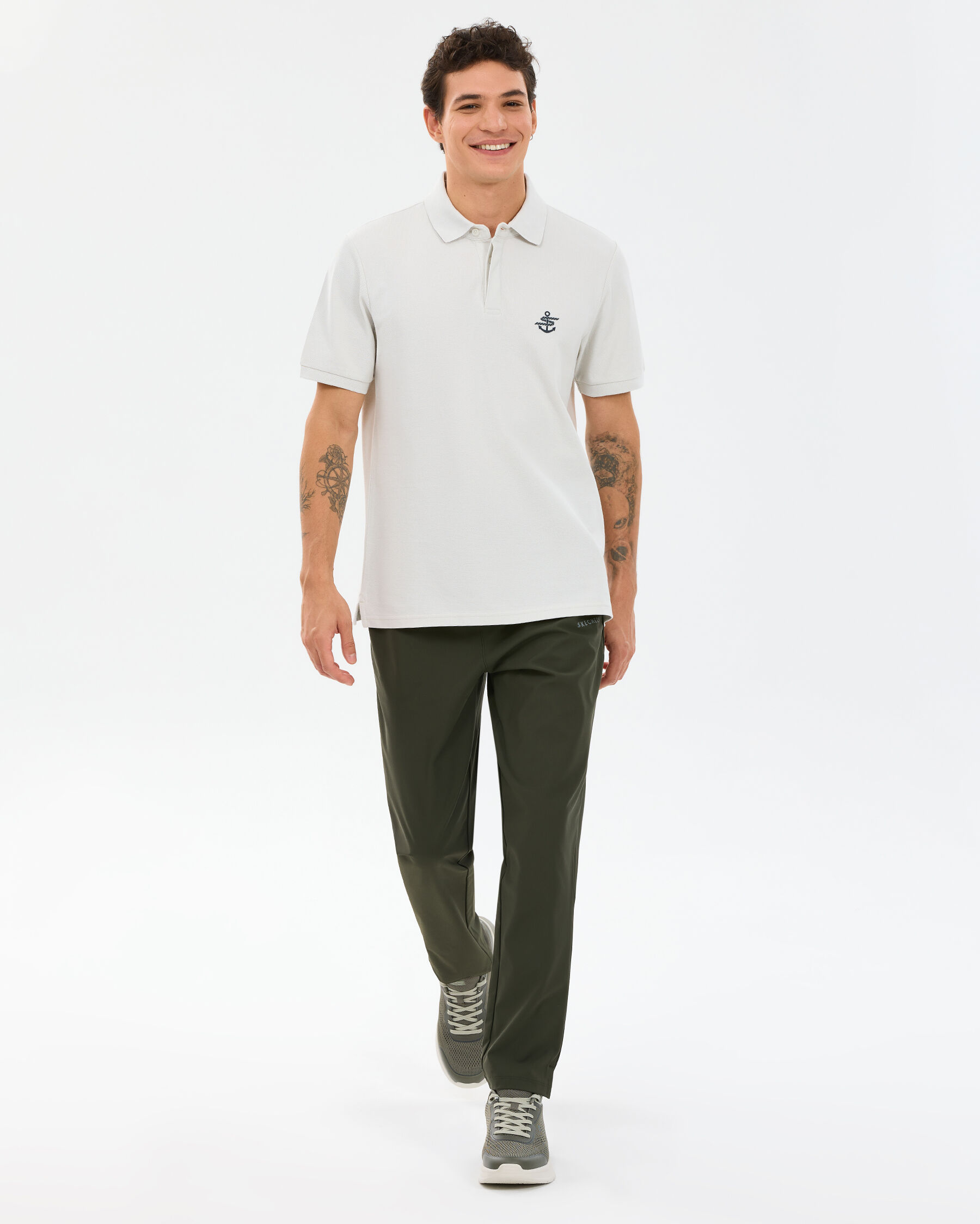 Resim M Logo Printed Polo