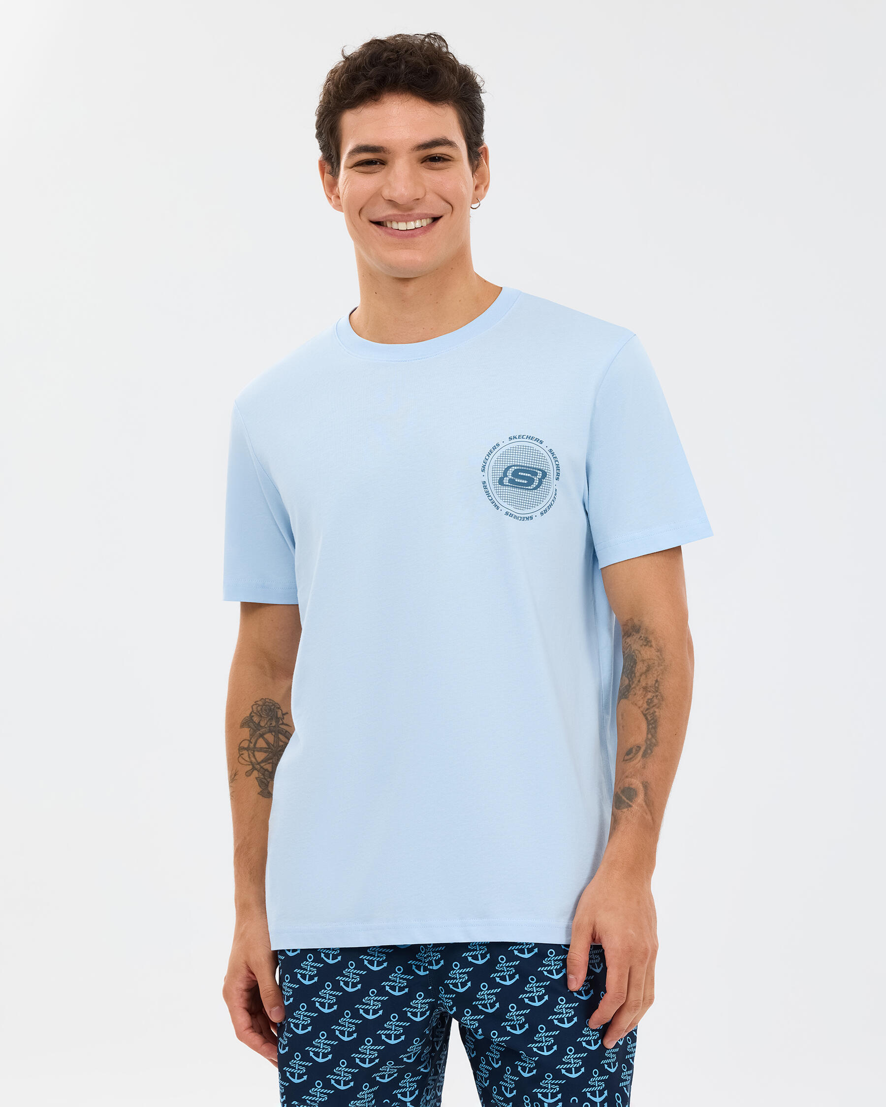 M Regular T-shirt Erkek Mavi S2610119-0721