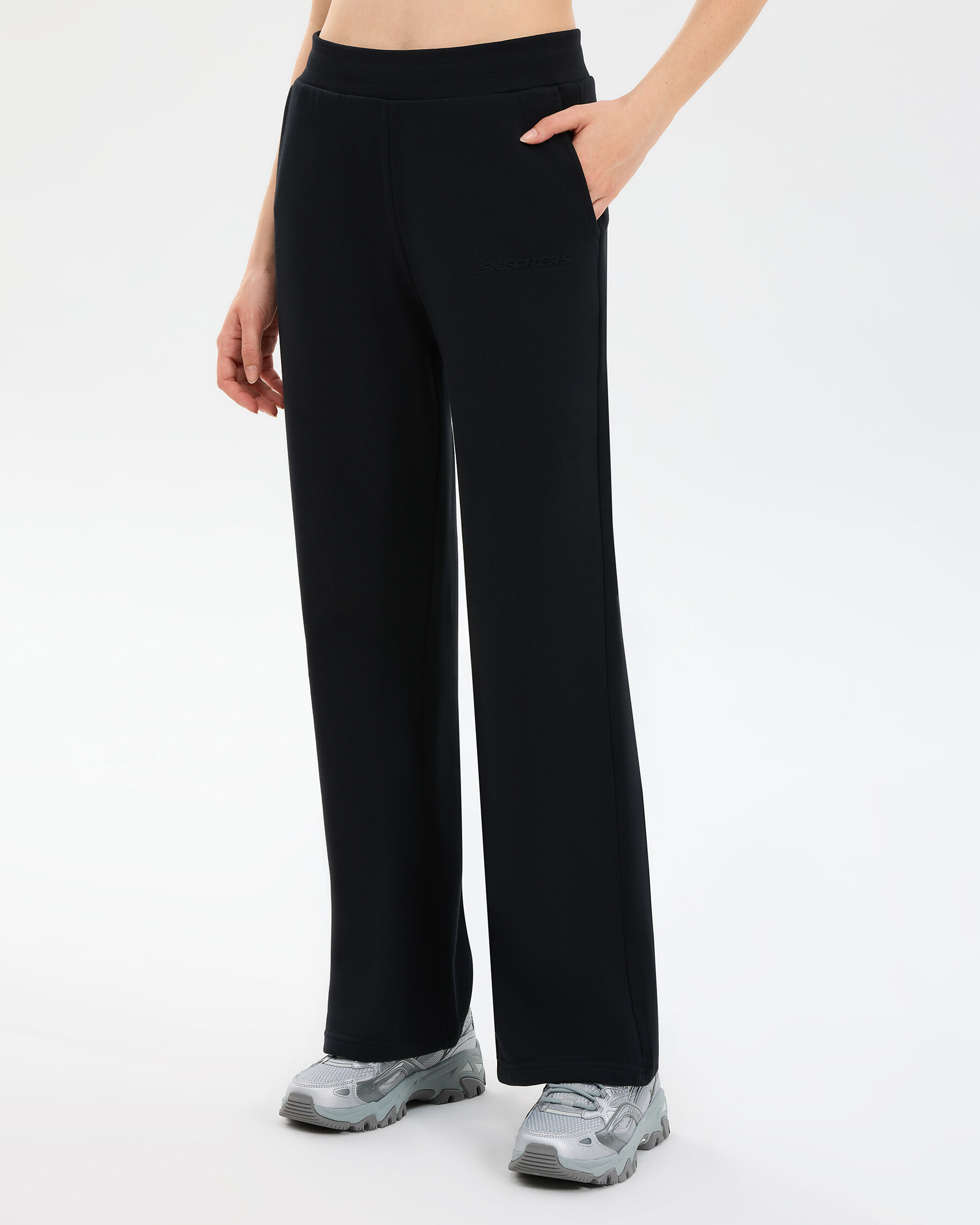 Resim W Essential Wide Leg Sweatpant