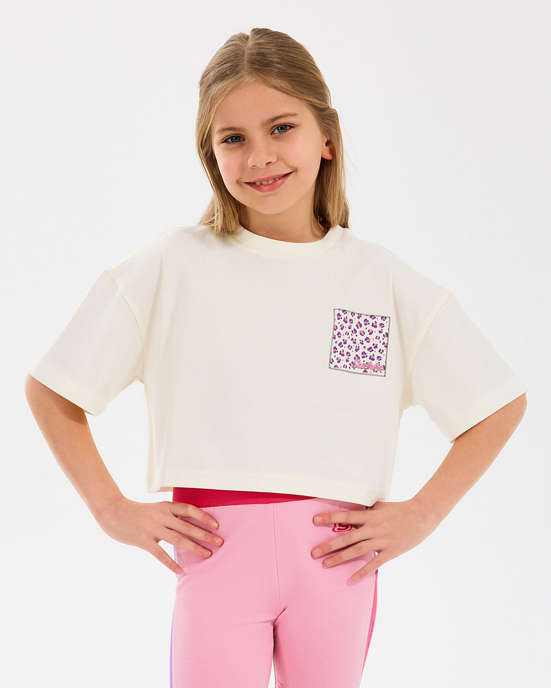 Resim G Graphic Tee Crop T-shirt