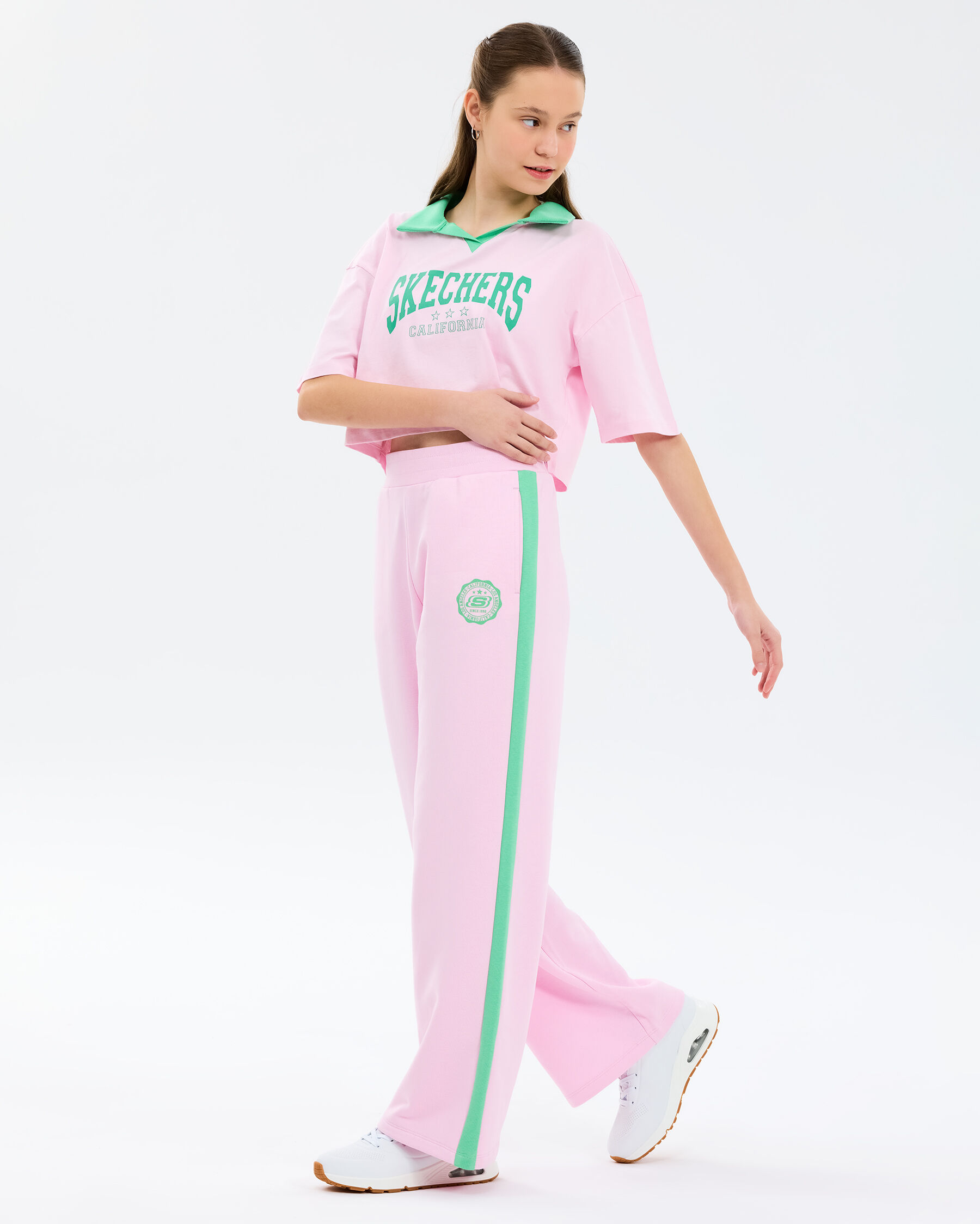 Resim G Lw Fleece Wideleg Sweatpant
