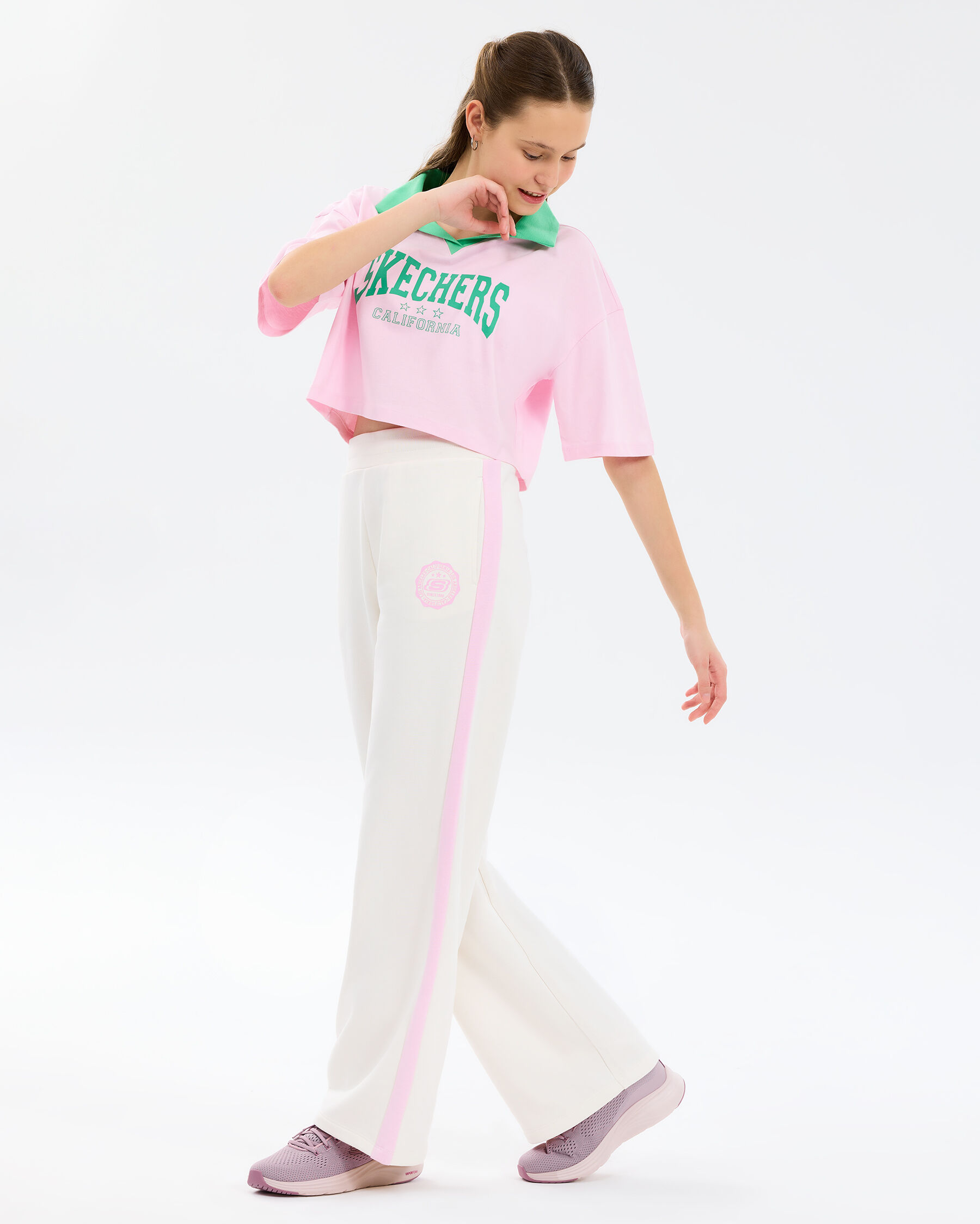 Resim G Lw Fleece Wideleg Sweatpant