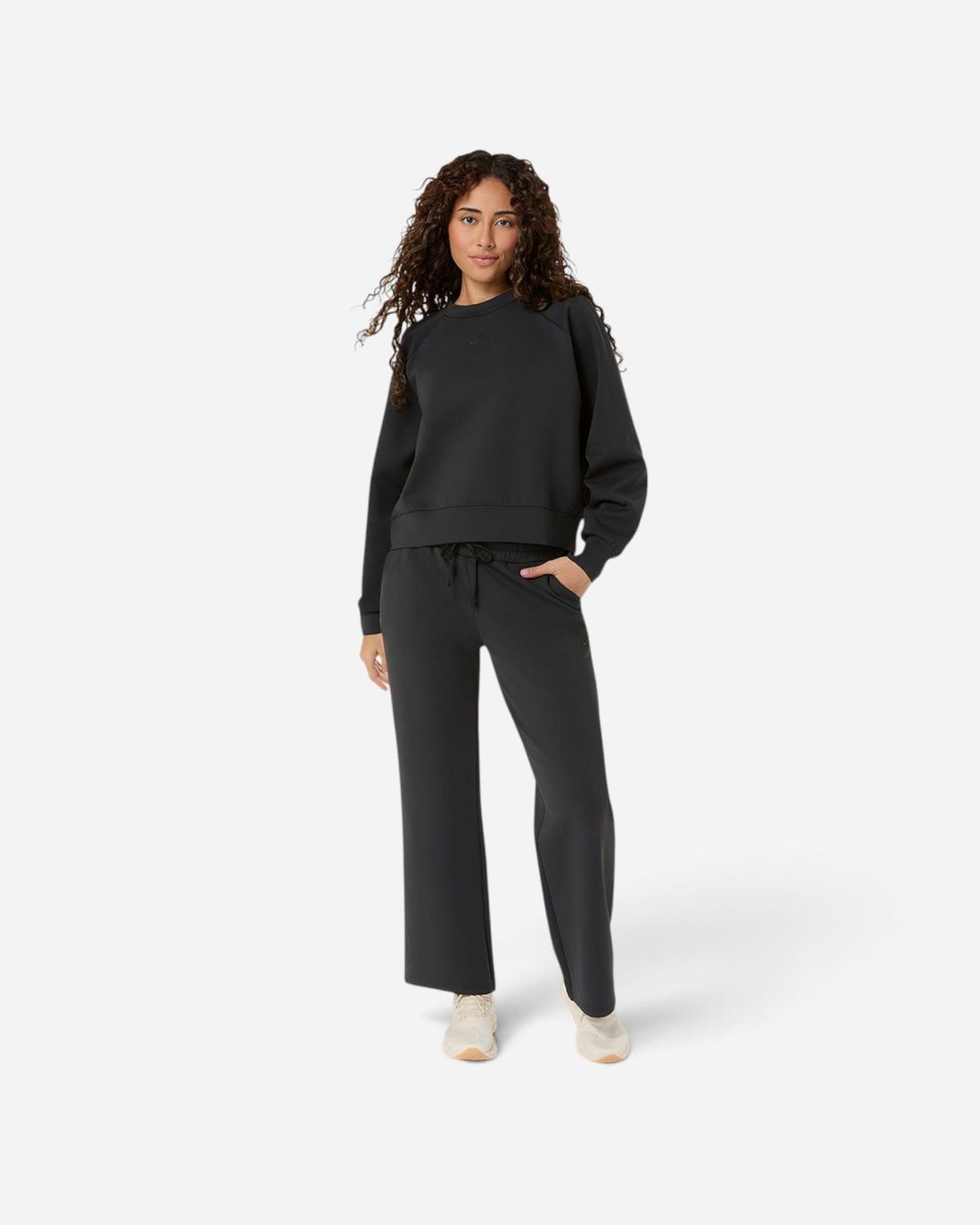 Resim Nagino Refined Texture Sweat Flare Pant