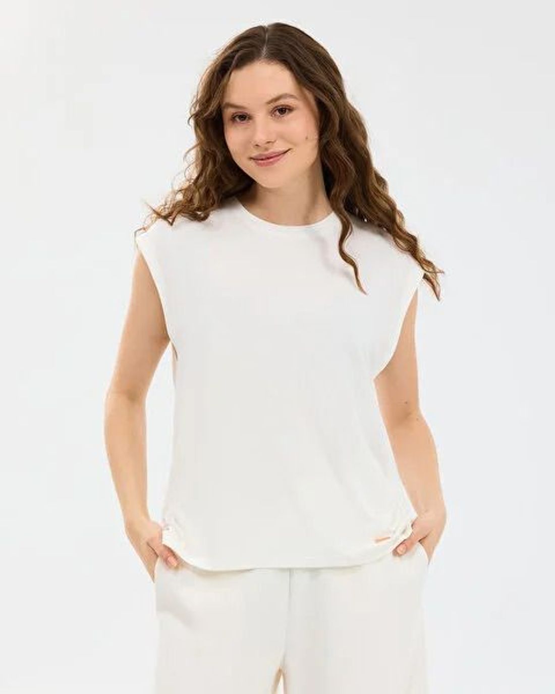 Resim W Soft Touch Loose Fit T-shirt