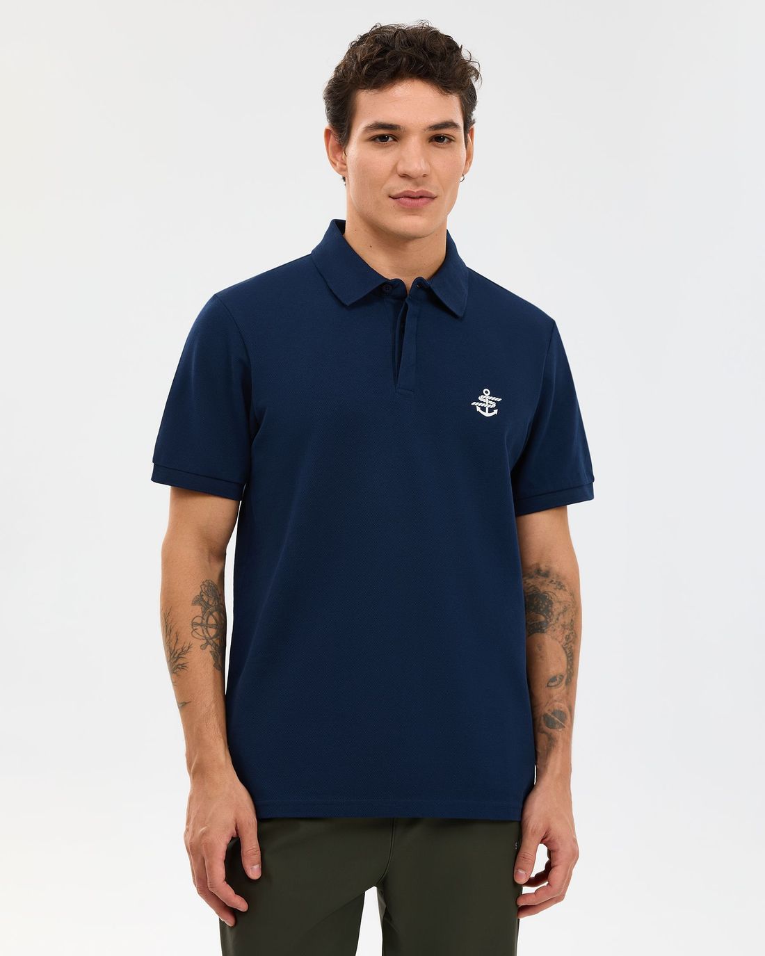 Resim M Logo Printed Polo