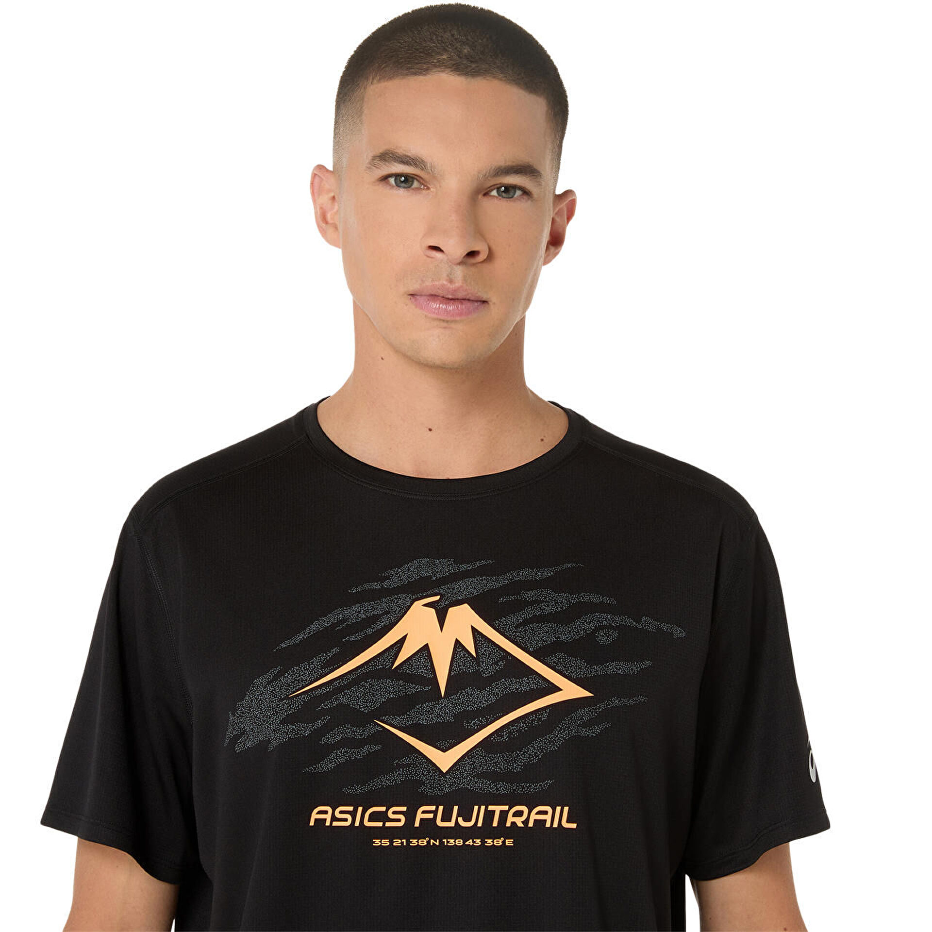Fujitrail Logo Ss Top Erkek Siyah Kısa Kollu Tshirt 2011D390-001