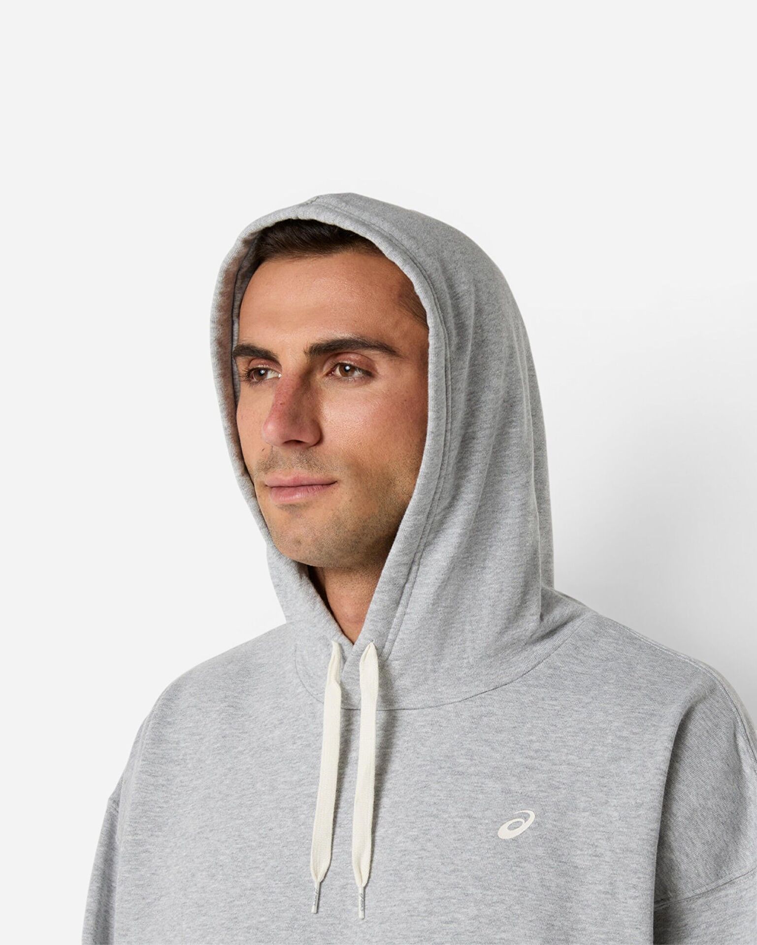 Resim French Terry Relaxed Pullover Hoodie