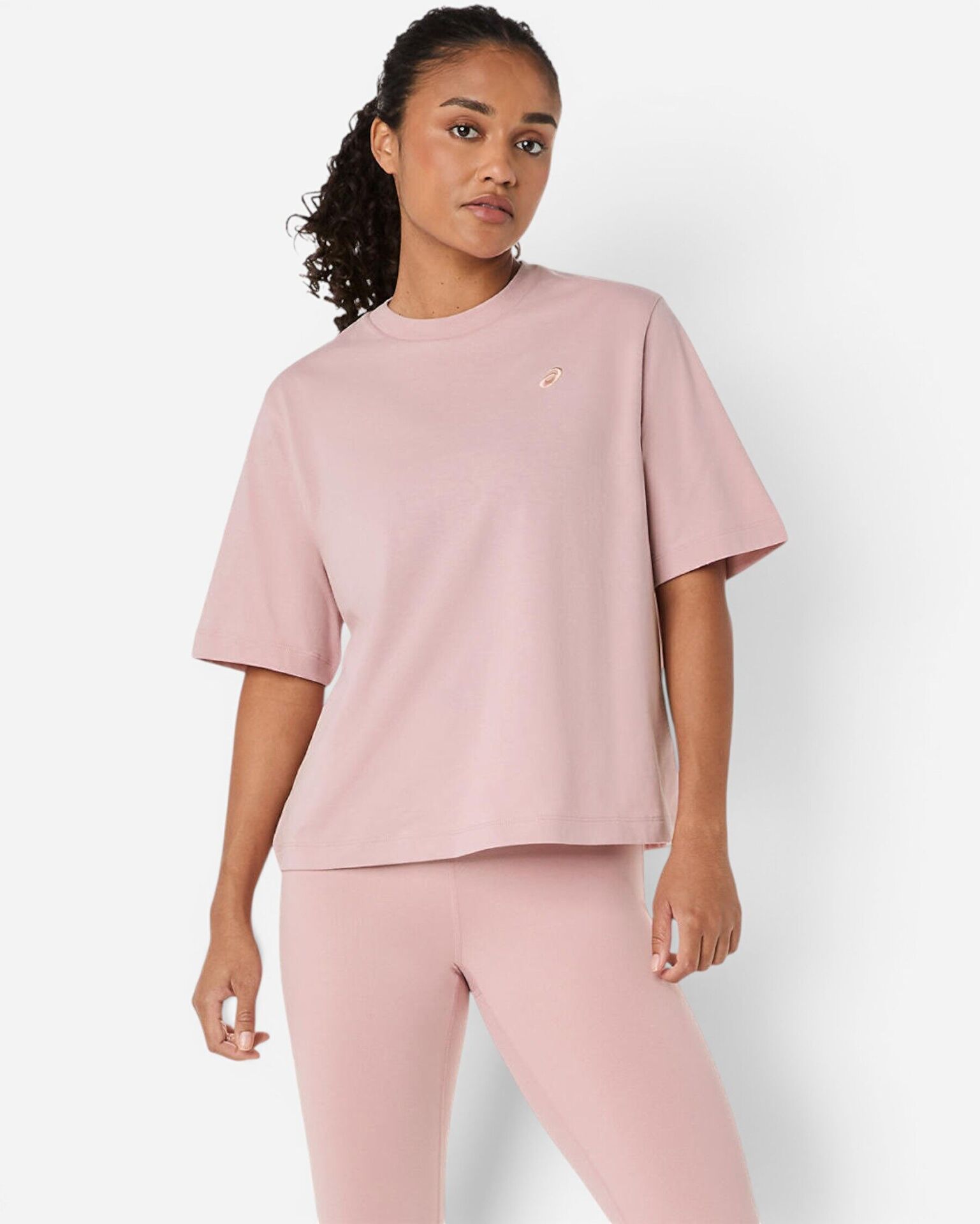 Resim Asics Spiral Embroidery Relaxed Tee