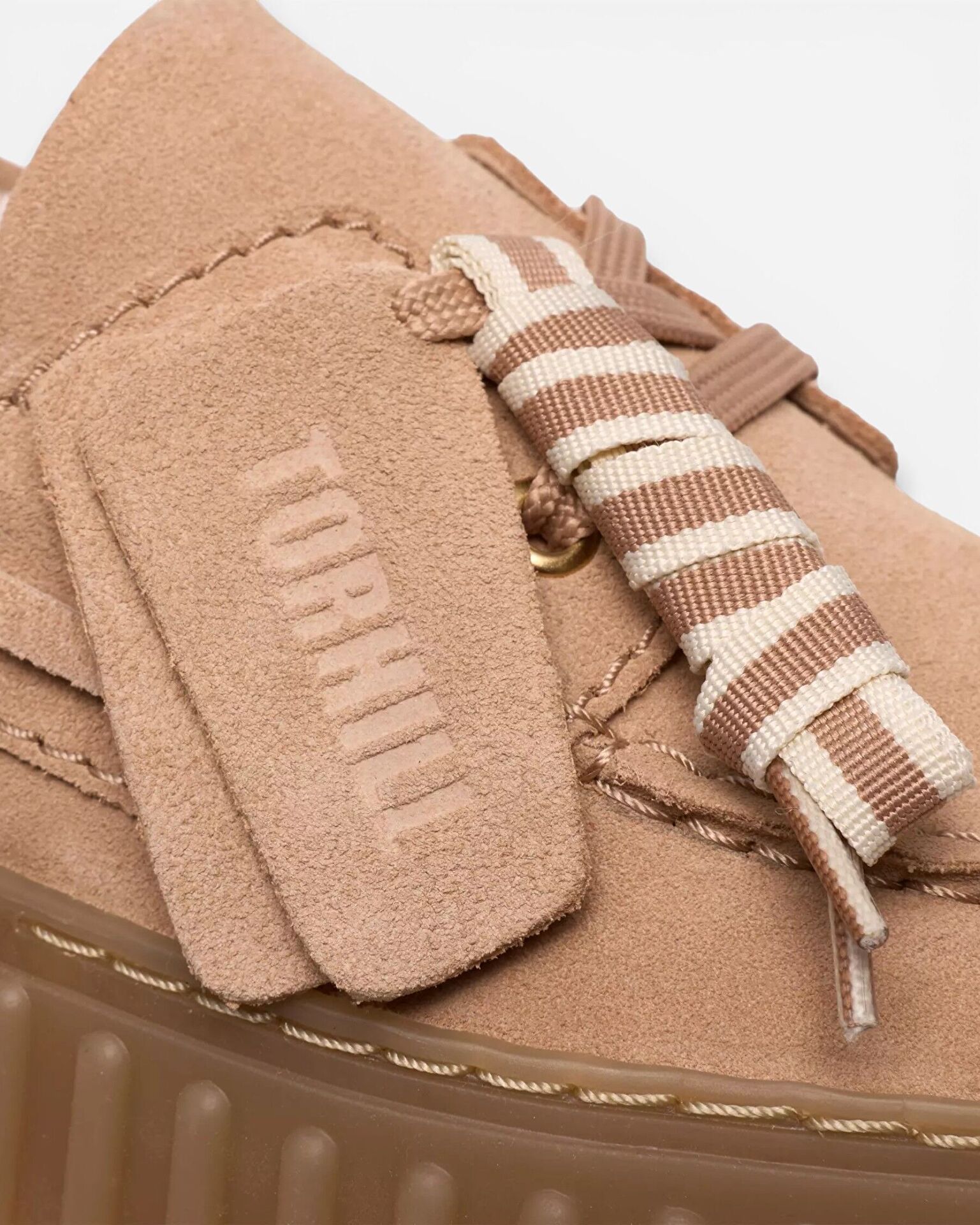 Resim Torhill Boat Beige Suede